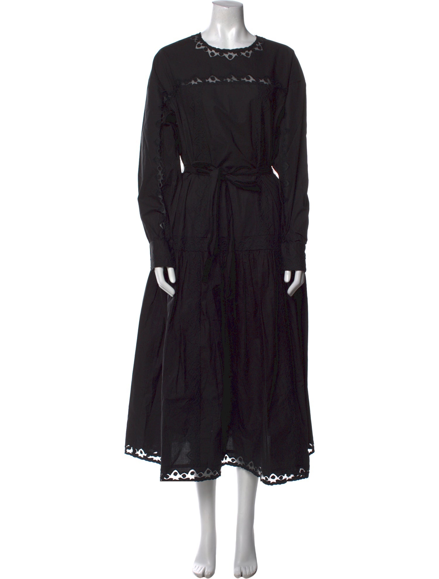 Ulla Johnson Crew Neck Midi Length Dress
