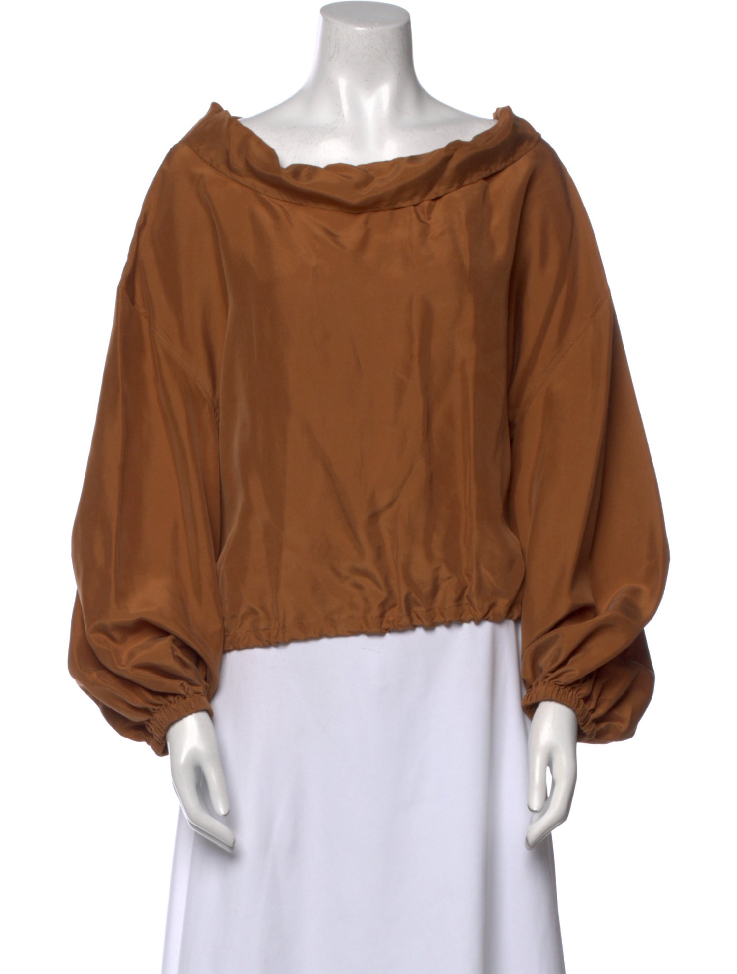 Ulla Johnson Silk Cowl Neck Blouse