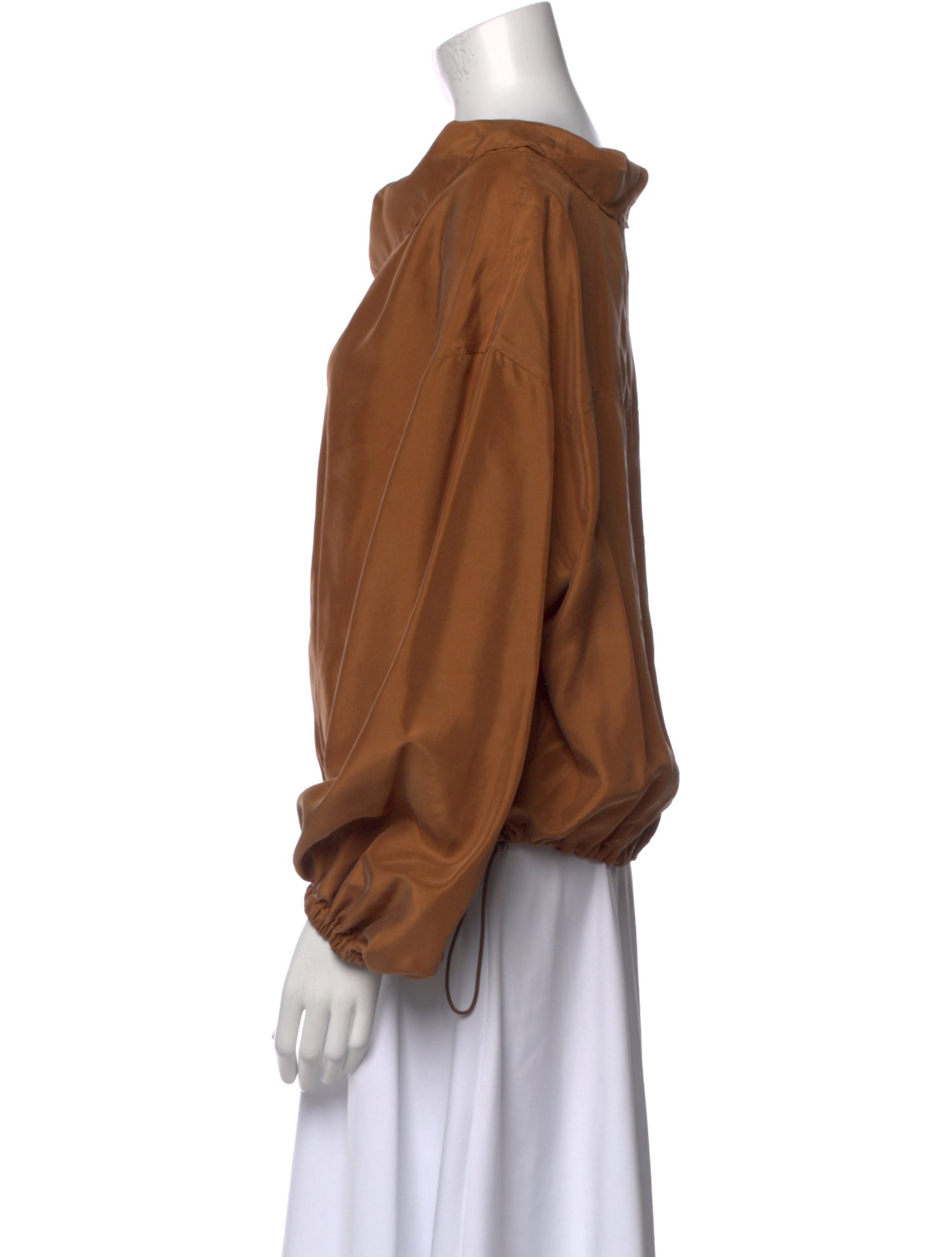 Ulla Johnson Silk Cowl Neck Blouse