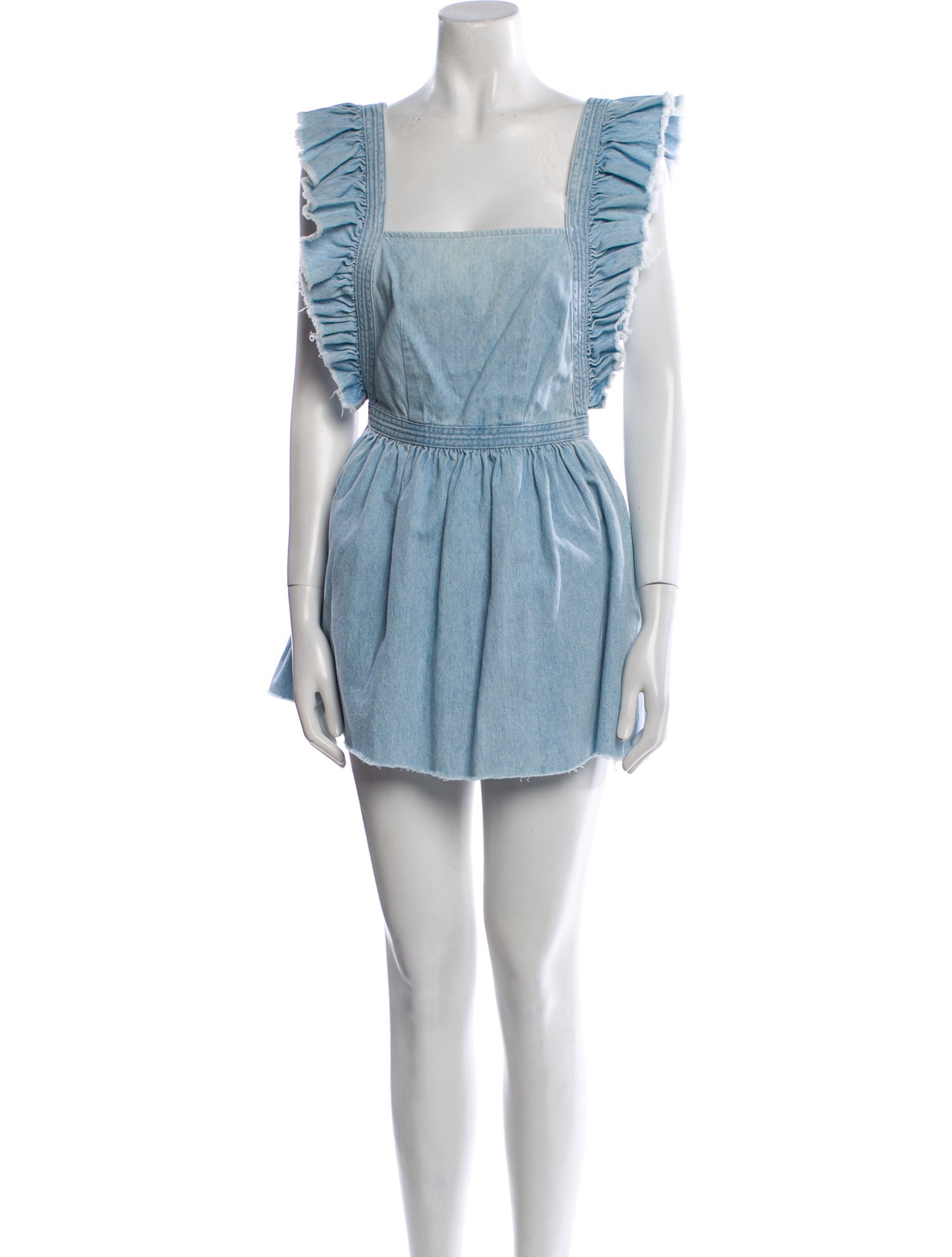 Ulla Johnson Square Neckline Mini Dress