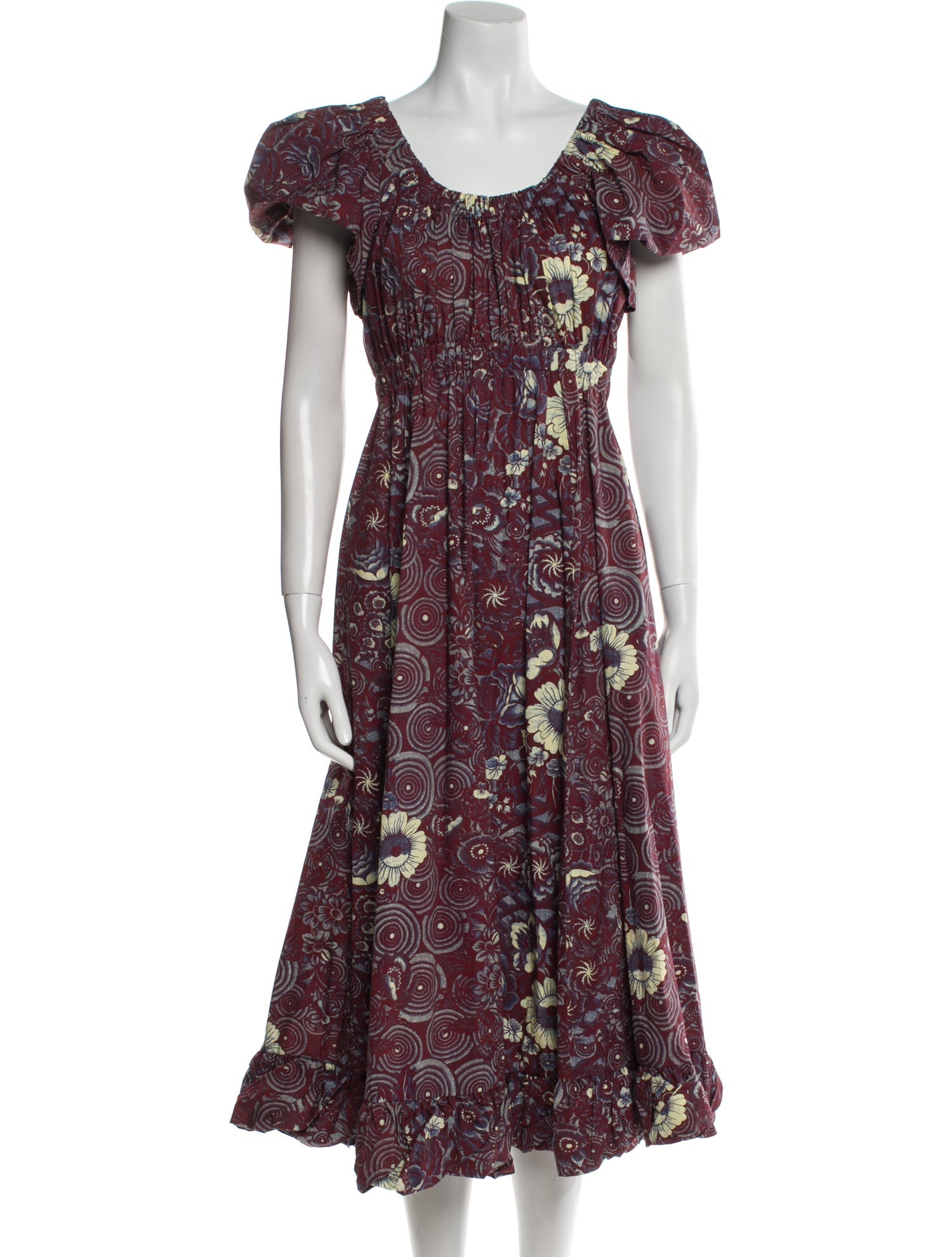 Ulla Johnson Floral Print Long Dress
