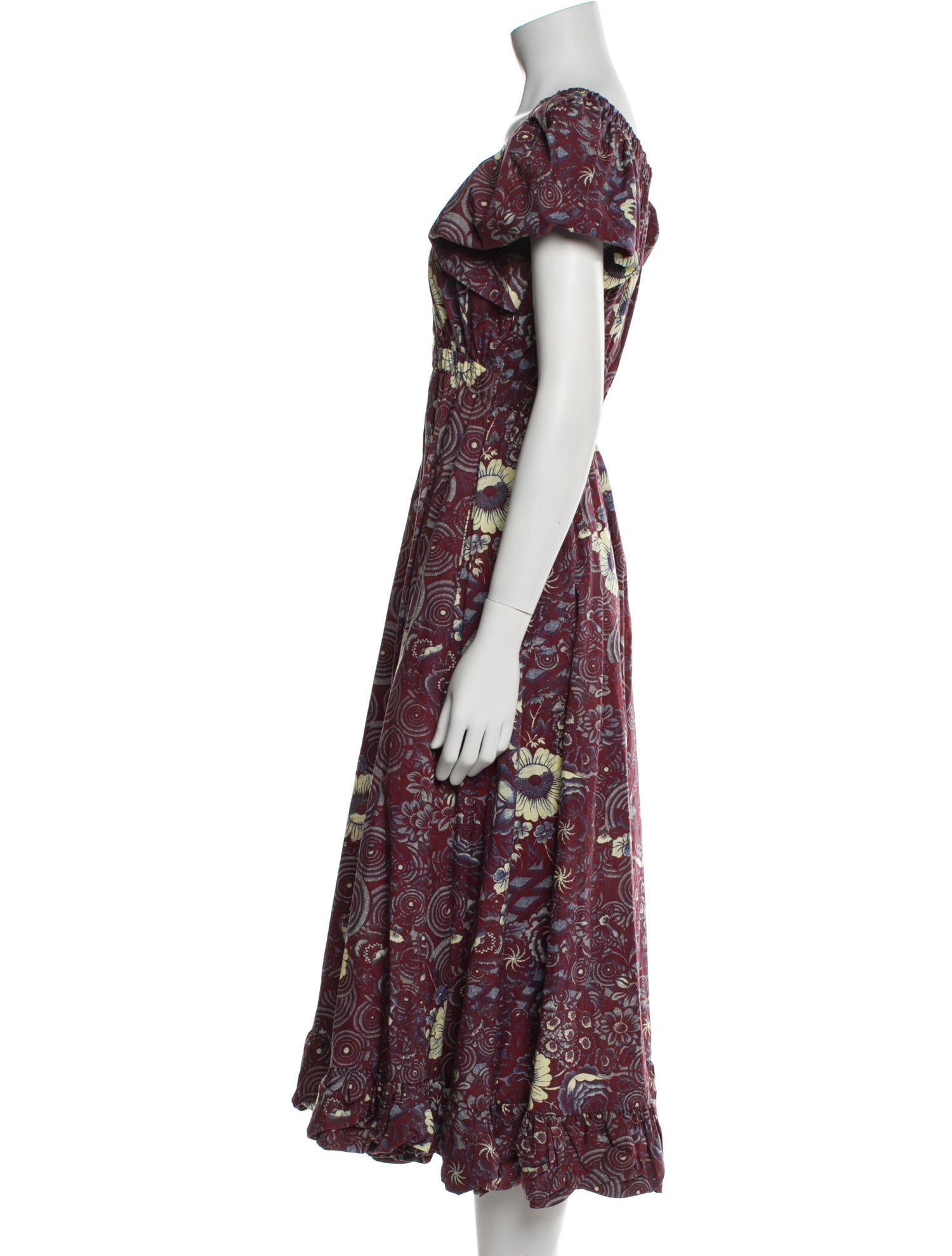 Ulla Johnson Floral Print Long Dress