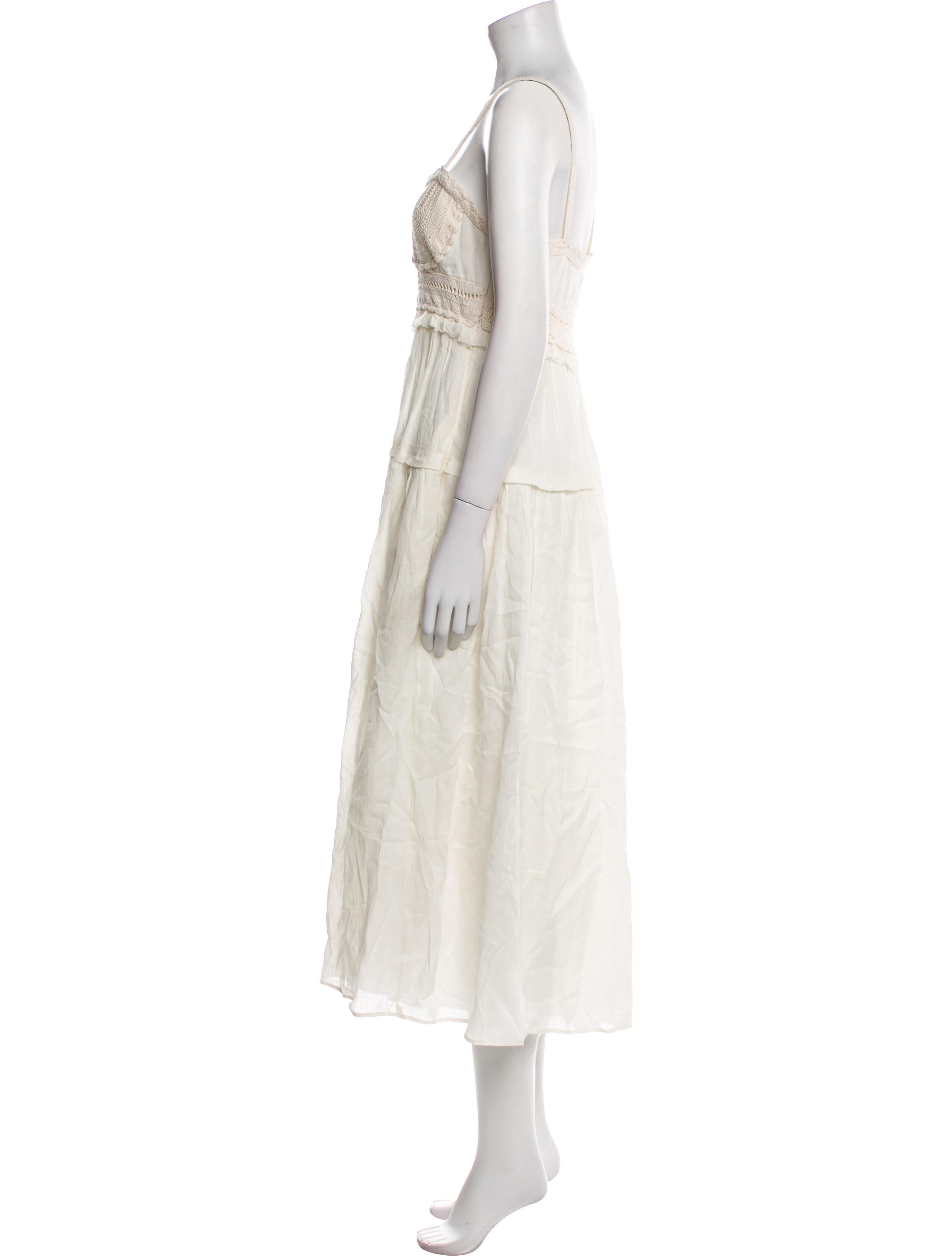 Ulla Johnson Square Neckline Long Dress