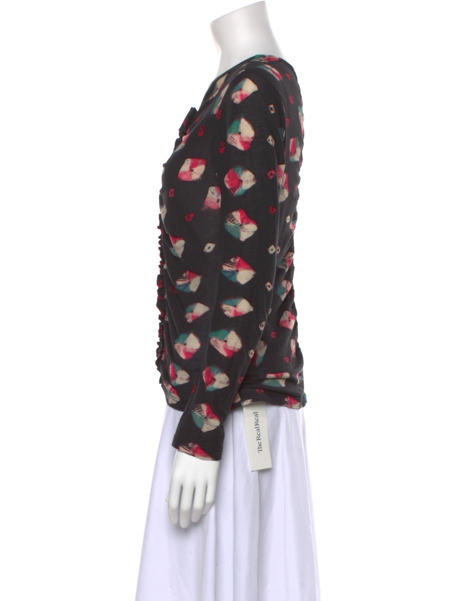 Ulla Johnson Printed V-Neck Blouse