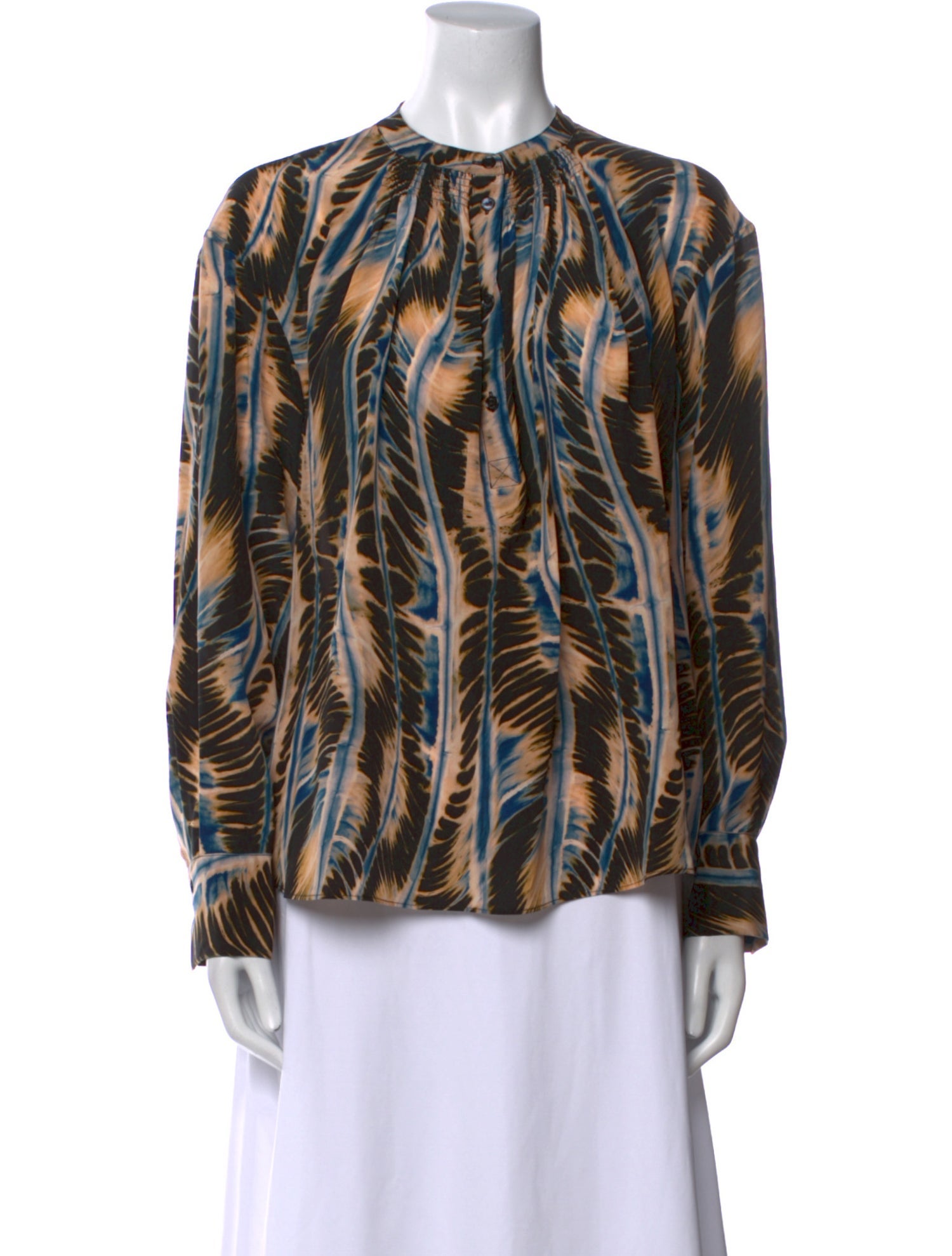 Ulla Johnson Silk Printed Blouse