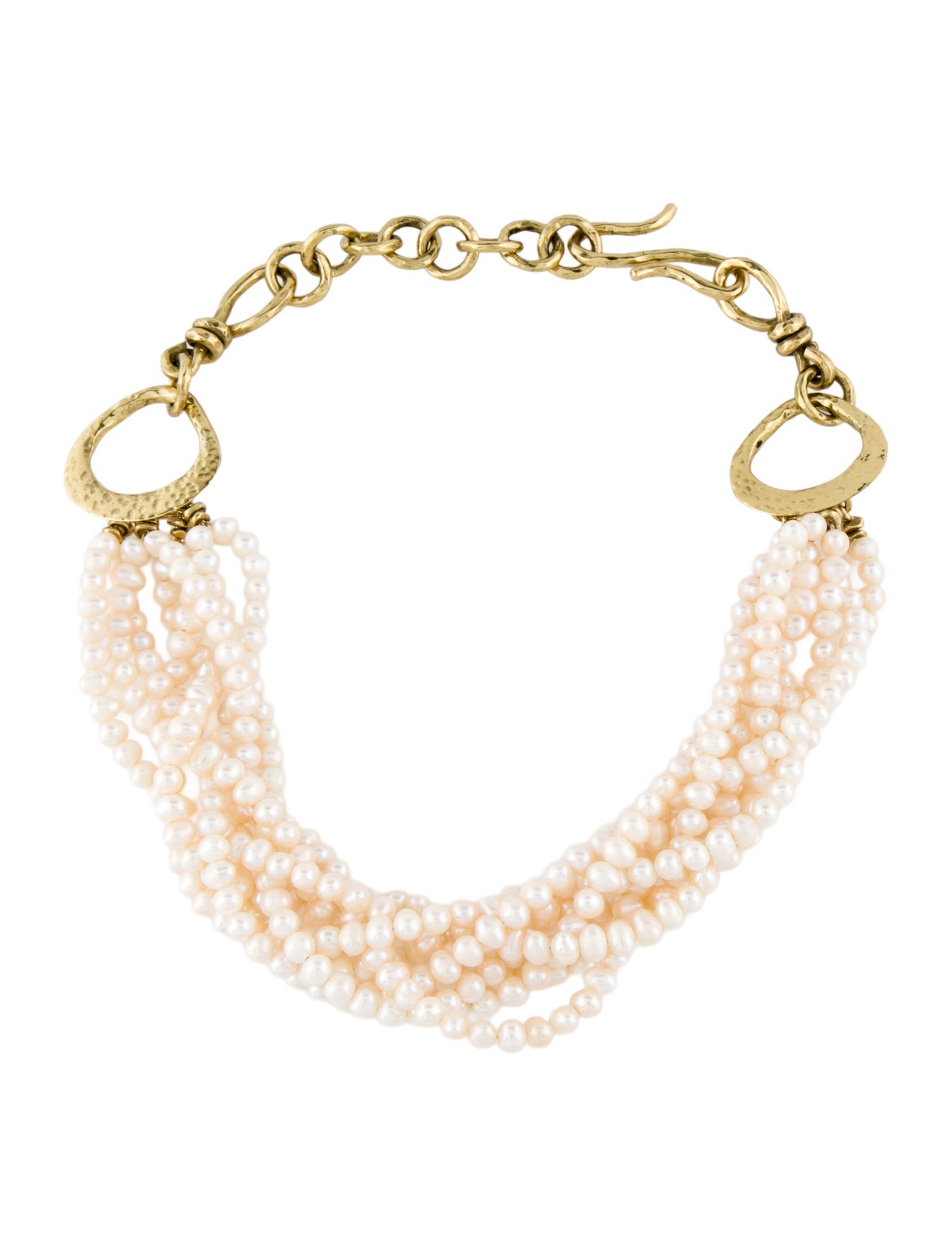 Ulla Johnson Pearl Multistrand Choker Necklace