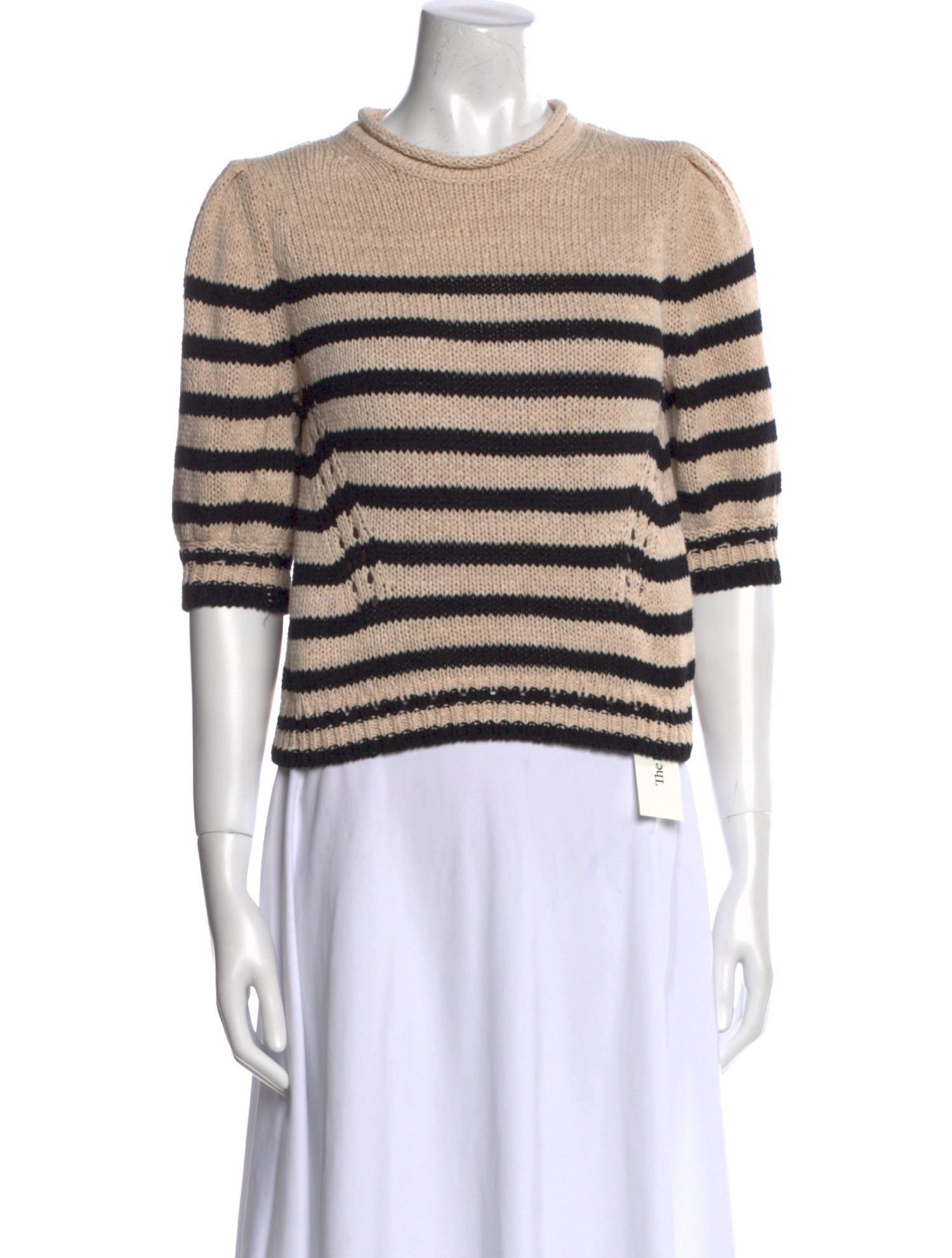 Ulla Johnson Striped Crew Neck Sweater