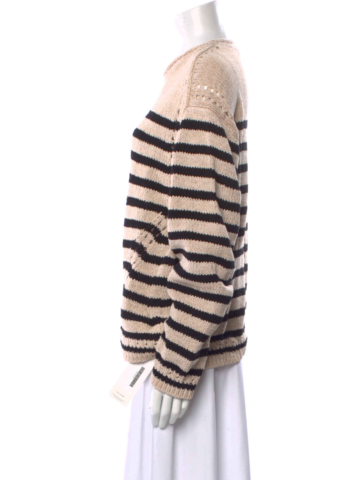 Ulla Johnson Striped Crew Neck Sweater