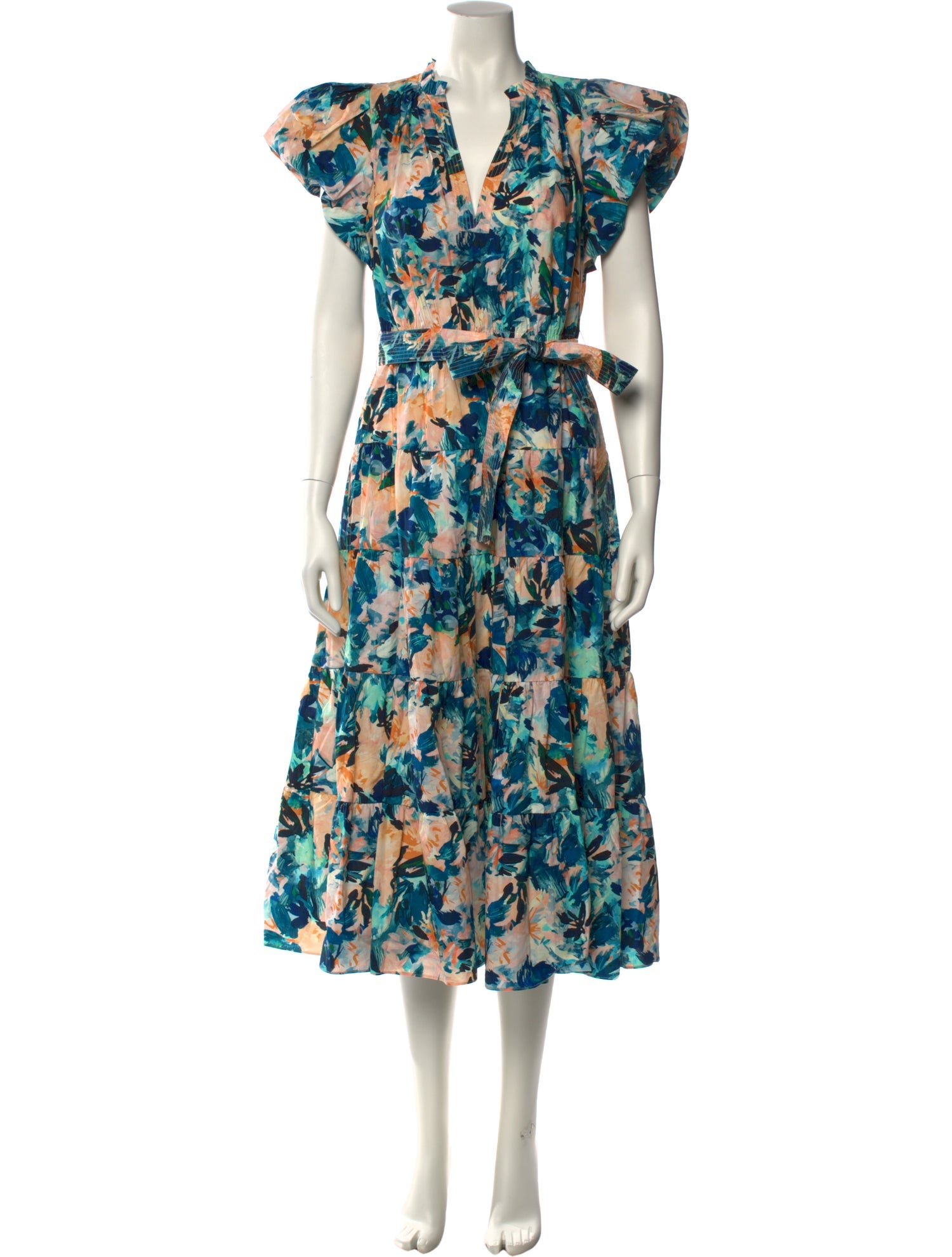 Ulla Johnson Floral Print Long Dress w/ Tags