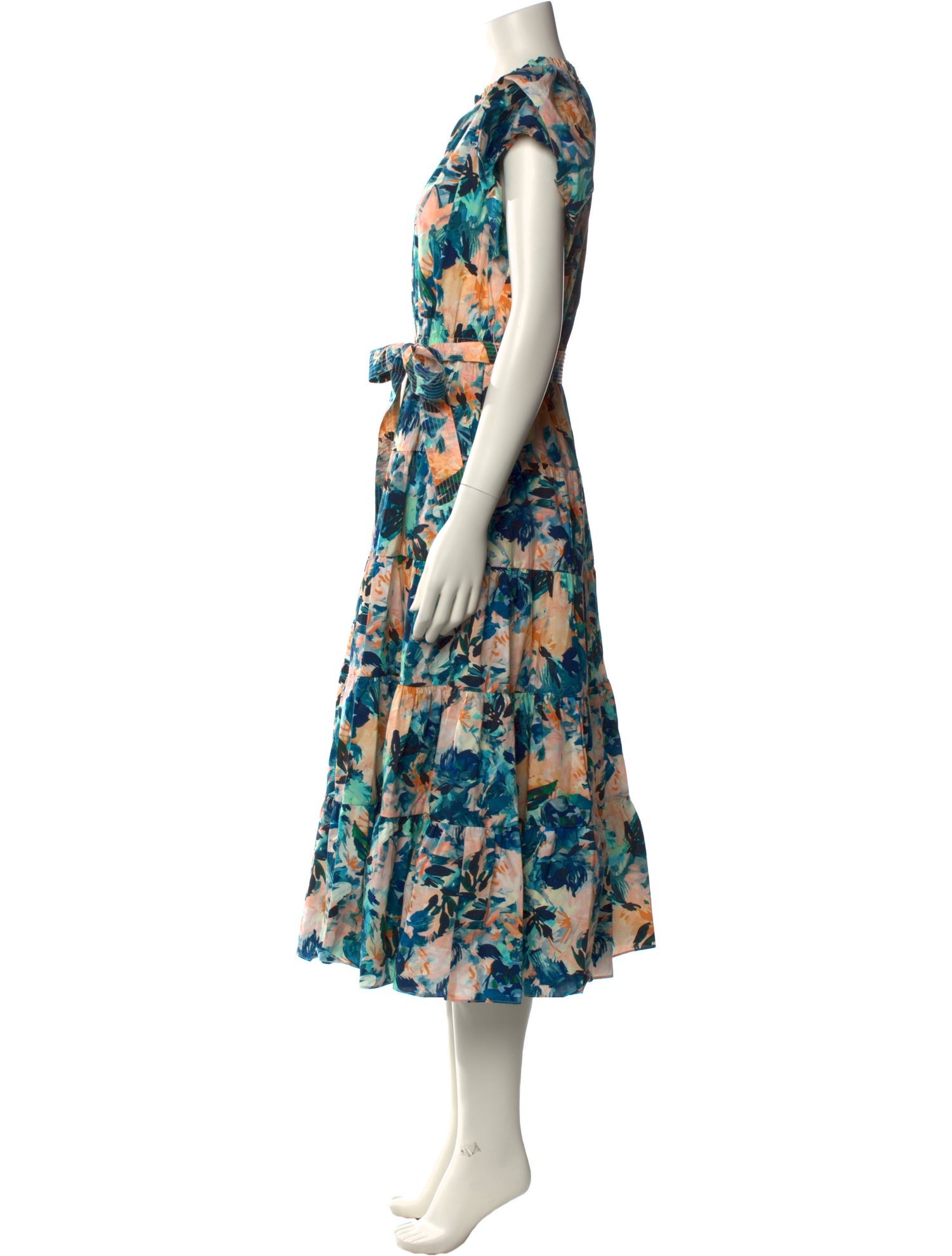 Ulla Johnson Floral Print Long Dress w/ Tags