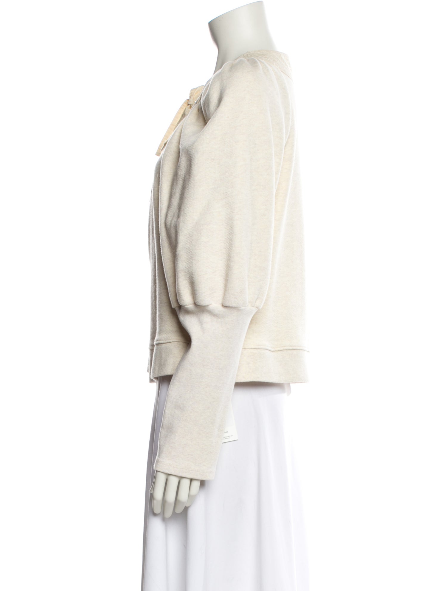 Ulla Johnson V-Neck Long Sleeve Sweatshirt