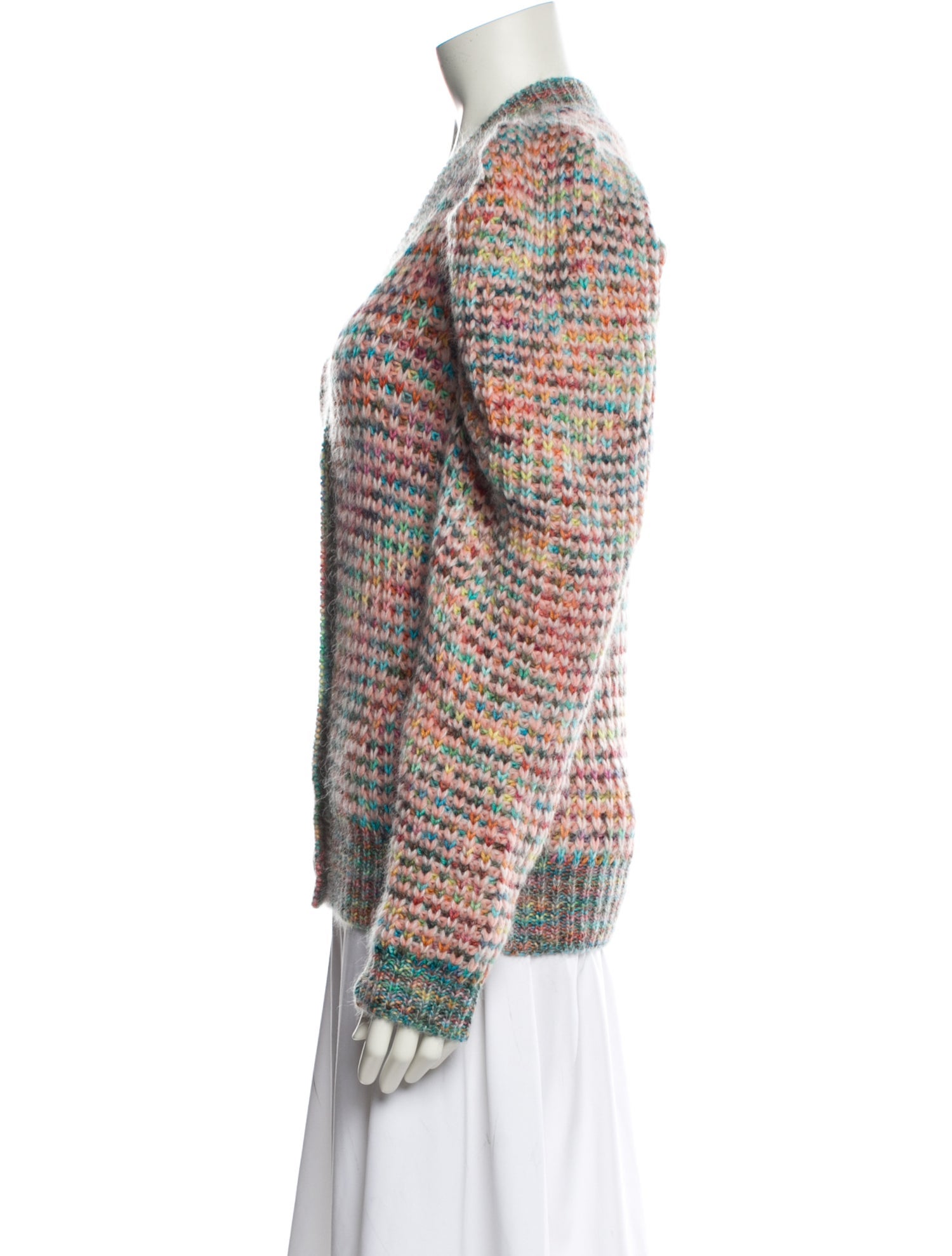 Ulla Johnson Printed V-Neck Sweater w/ Tags