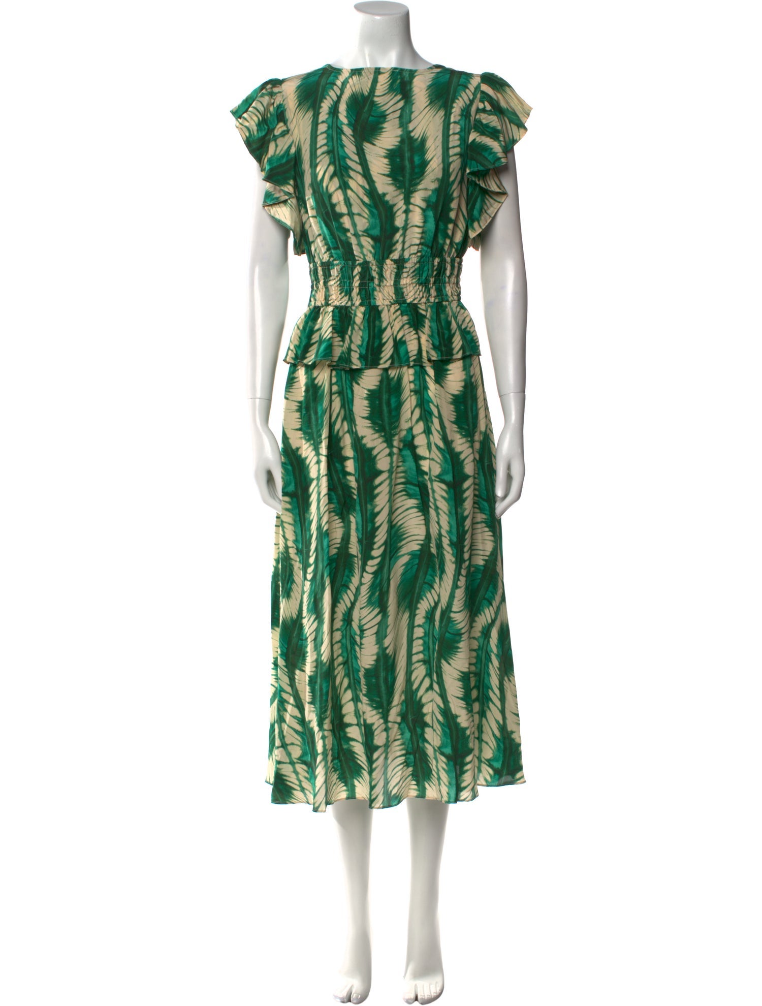 Ulla Johnson Silk Midi Length Dress