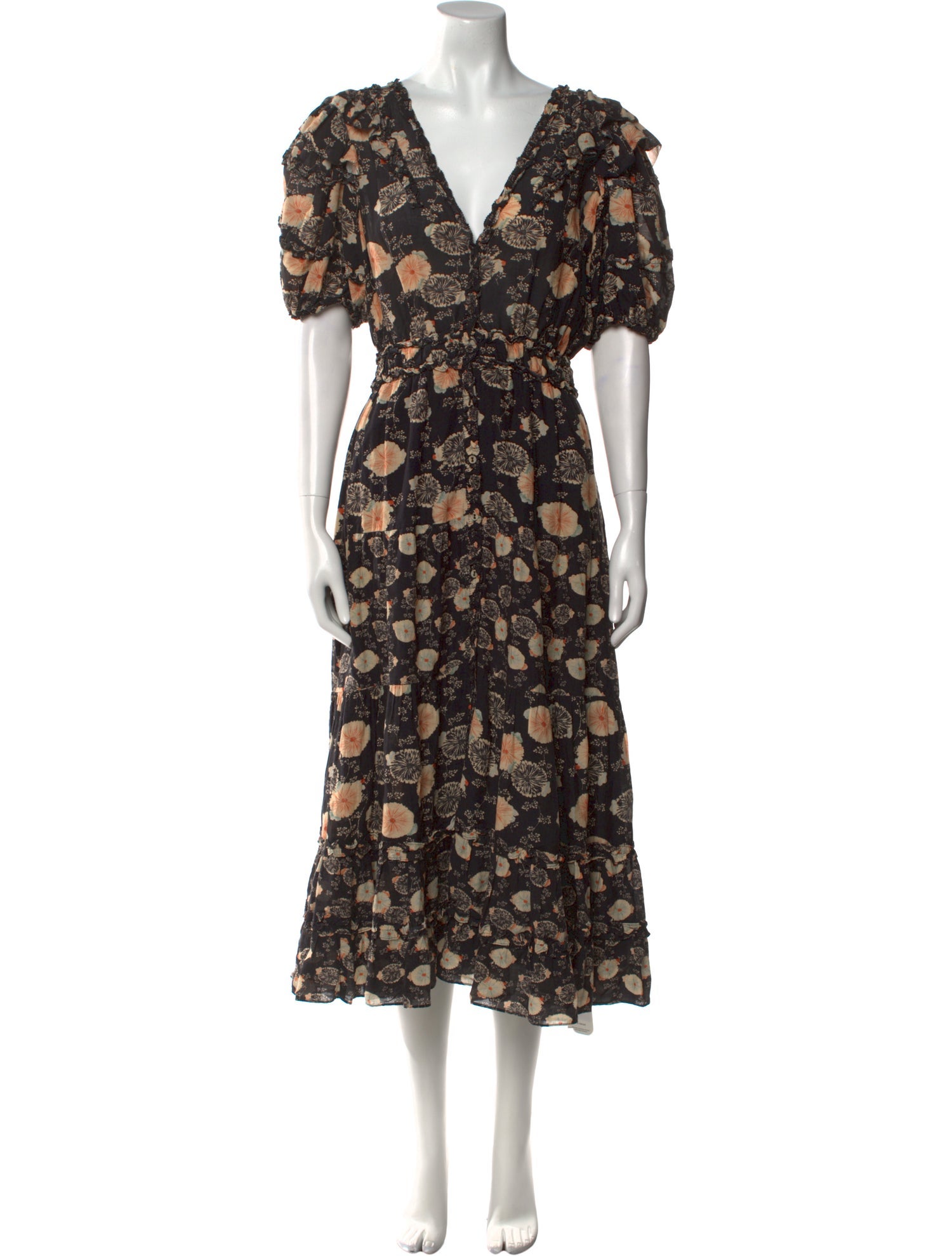 Ulla Johnson Floral Print Long Dress