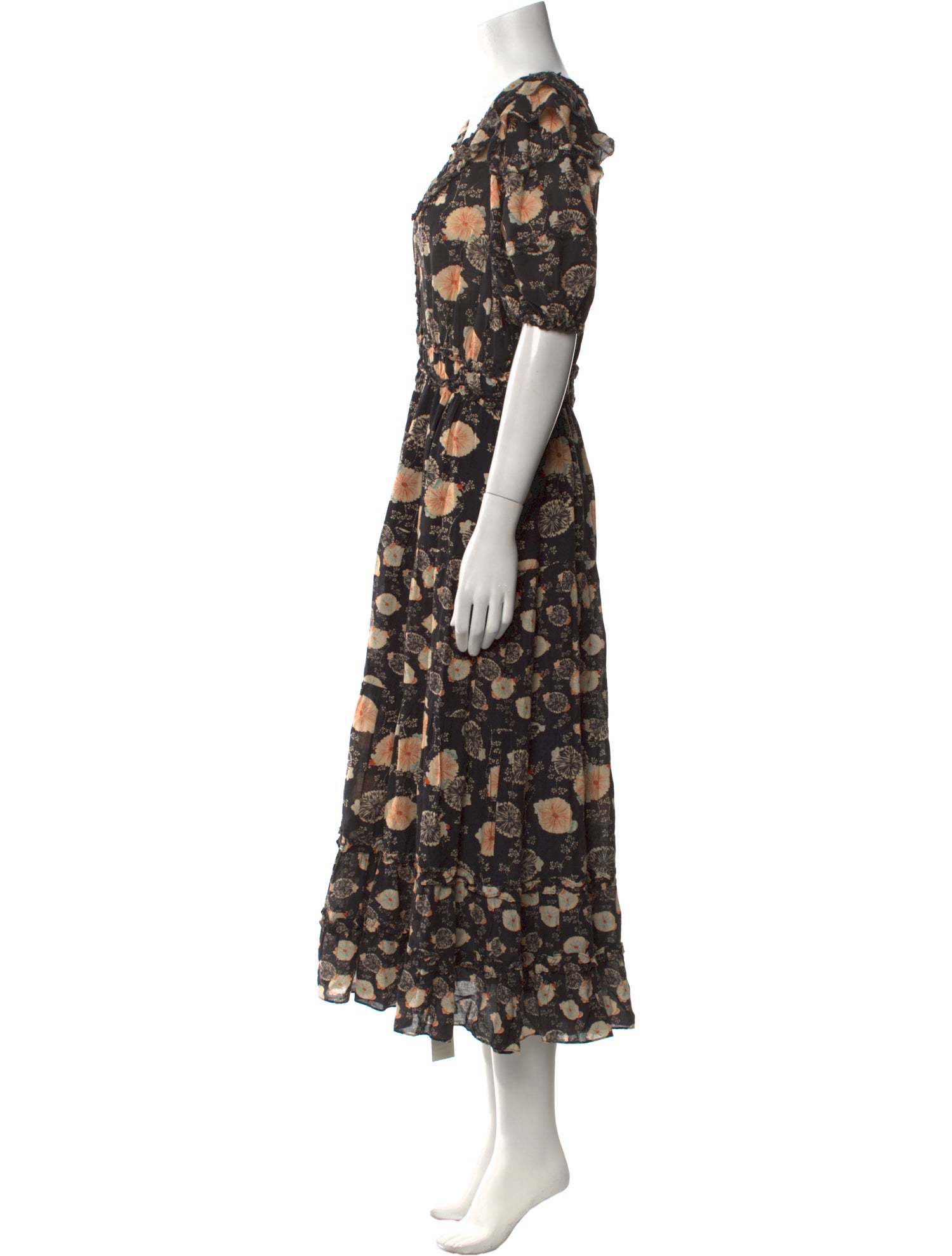 Ulla Johnson Floral Print Long Dress