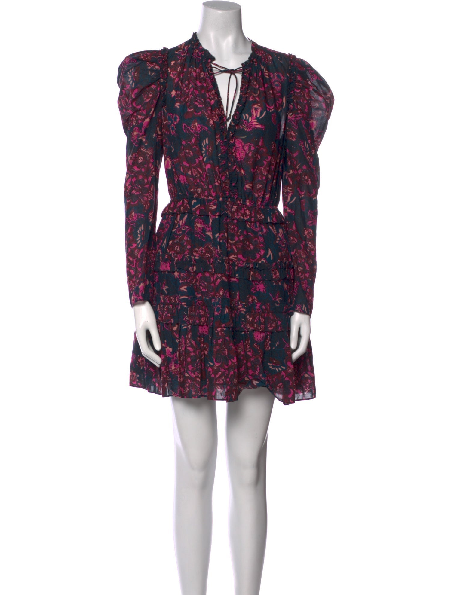 Ulla Johnson Floral Print Mini Dress