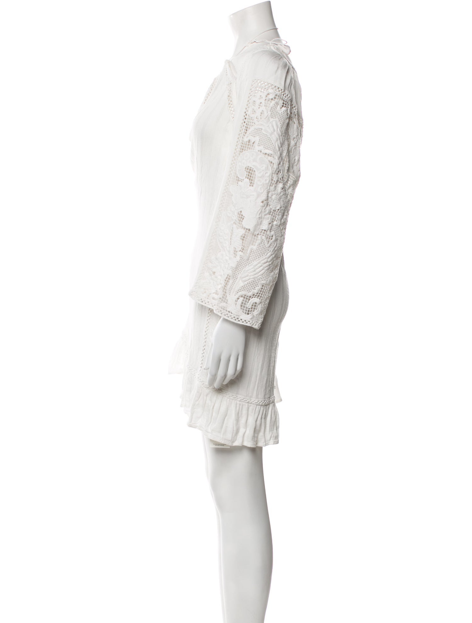 Ulla Johnson Crew Neck Mini Dress