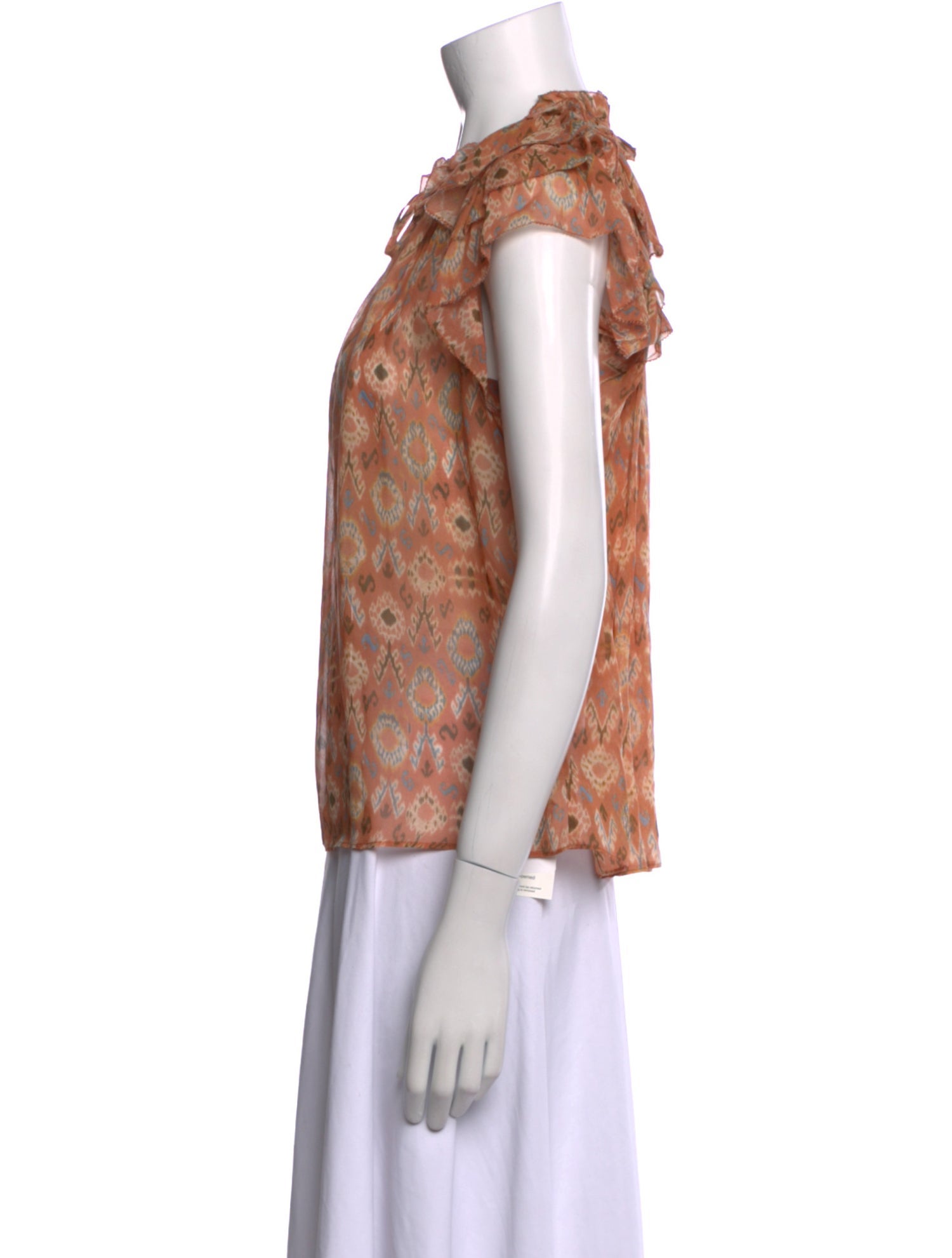 Ulla Johnson Silk Floral Print Blouse