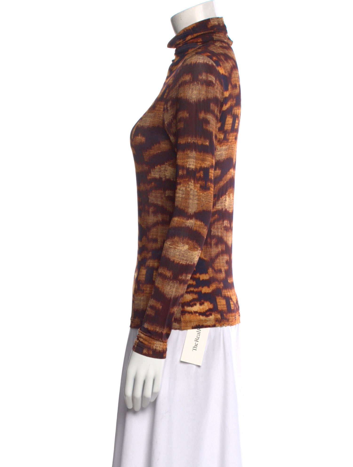 Ulla Johnson Printed Turtleneck Top