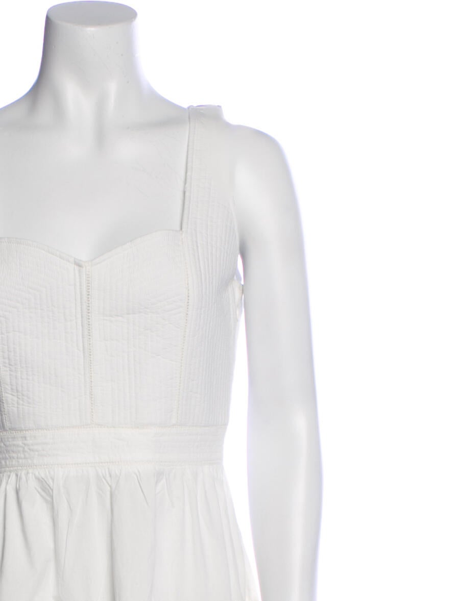 Ulla Johnson Square Neckline Midi Length Dress