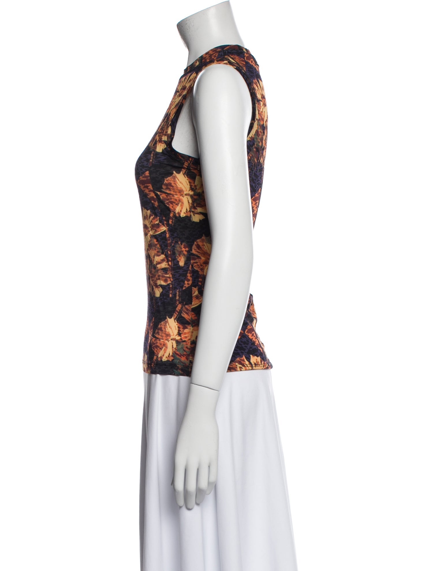 Ulla Johnson Floral Print Crew Neck Top