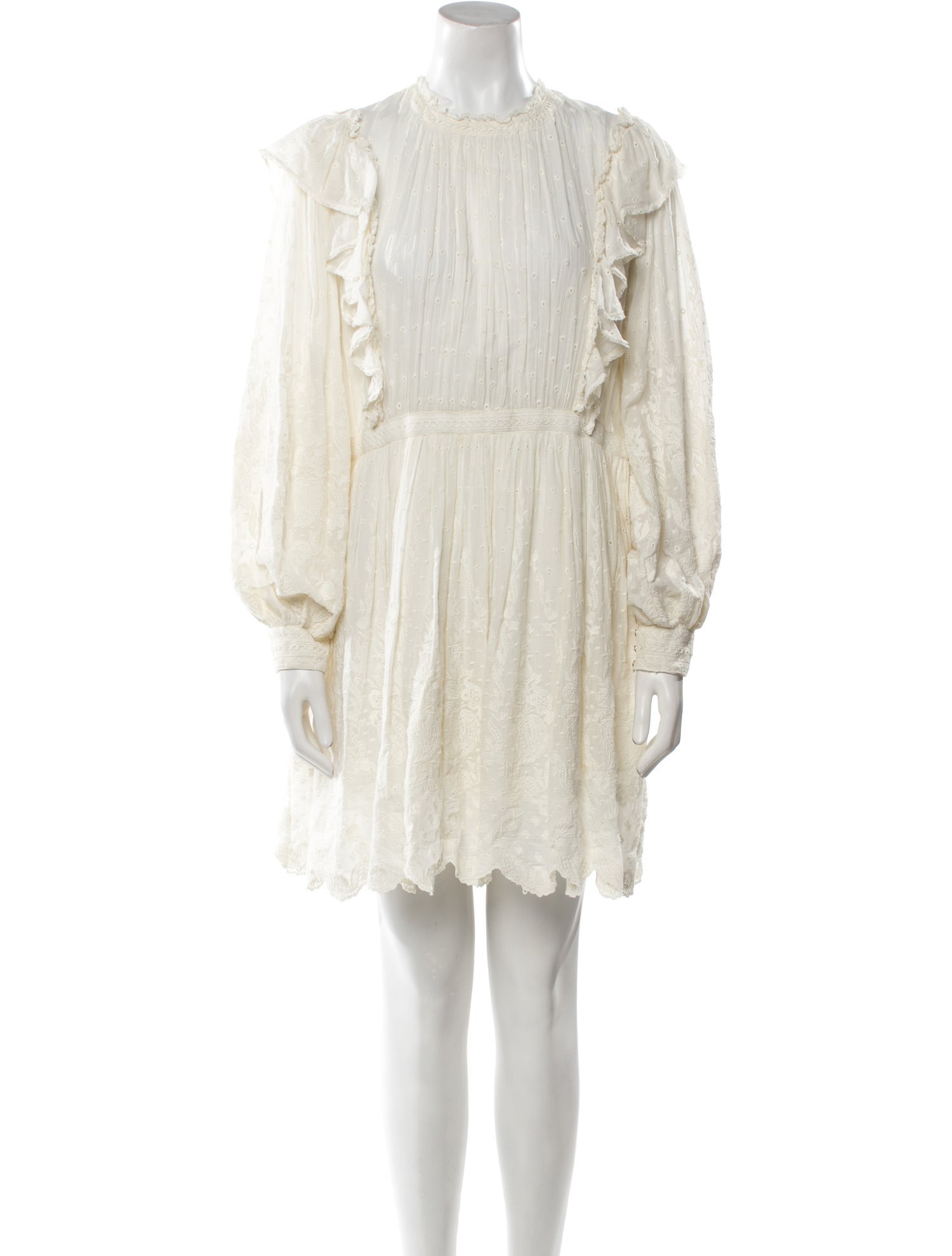 Ulla Johnson Eyelet Mini Dress