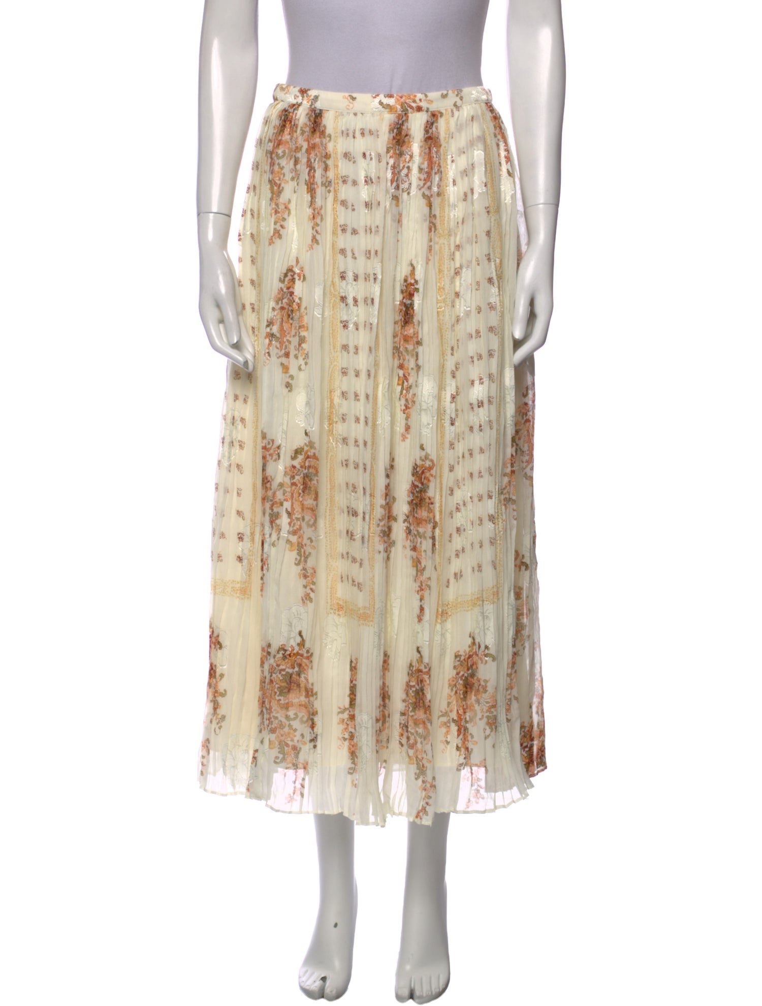 Ulla Johnson Silk Midi Length Skirt w/ Tags