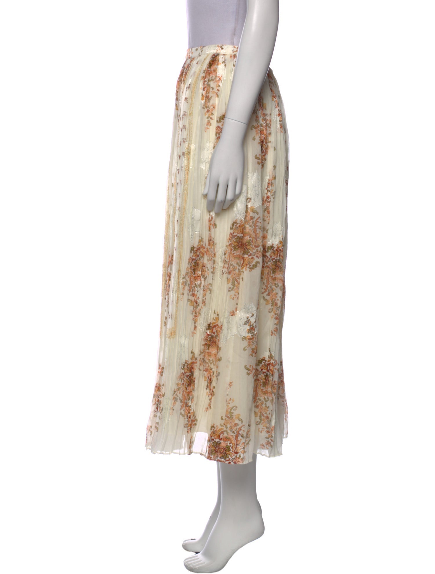 Ulla Johnson Silk Midi Length Skirt w/ Tags