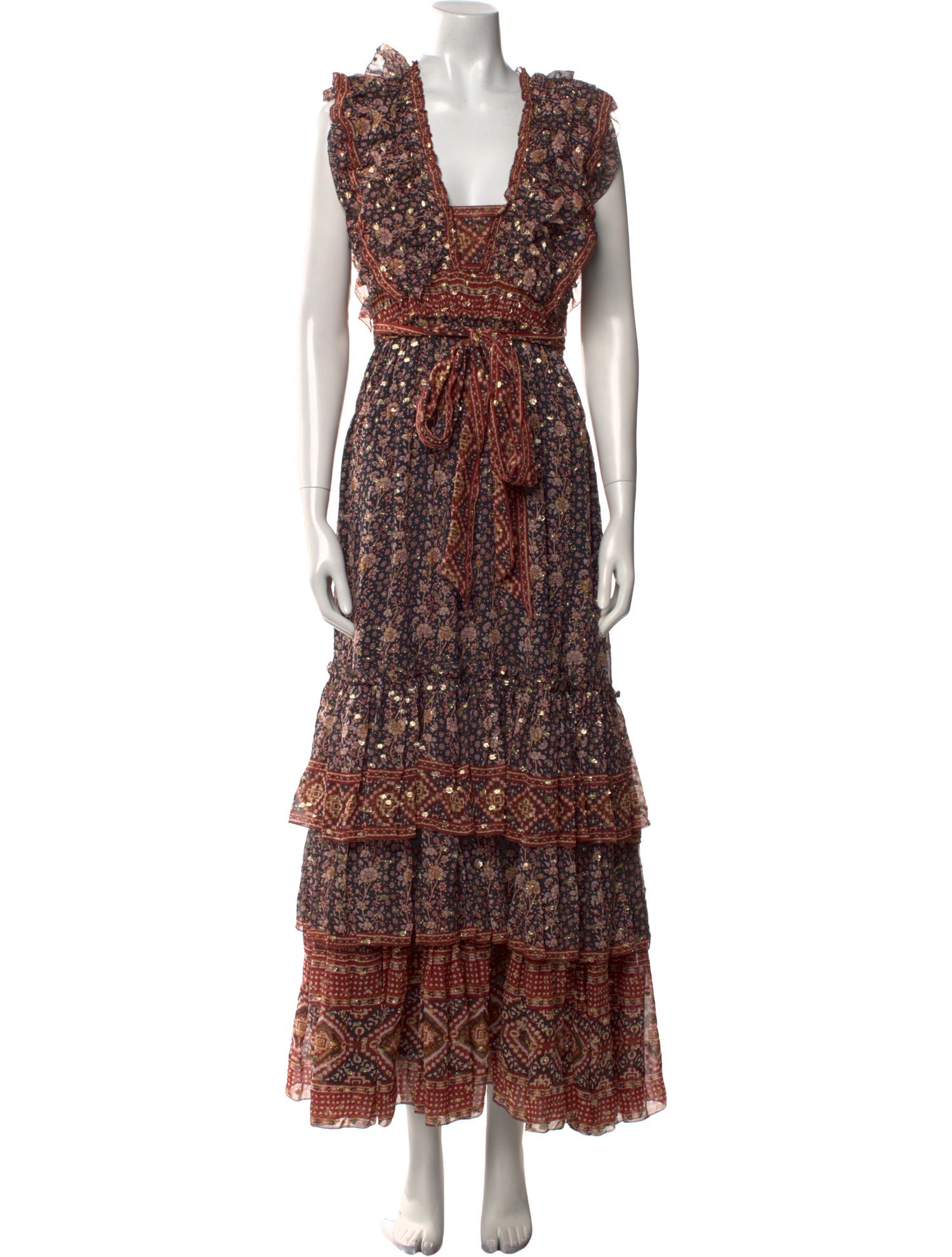 Ulla Johnson Printed Long Dress