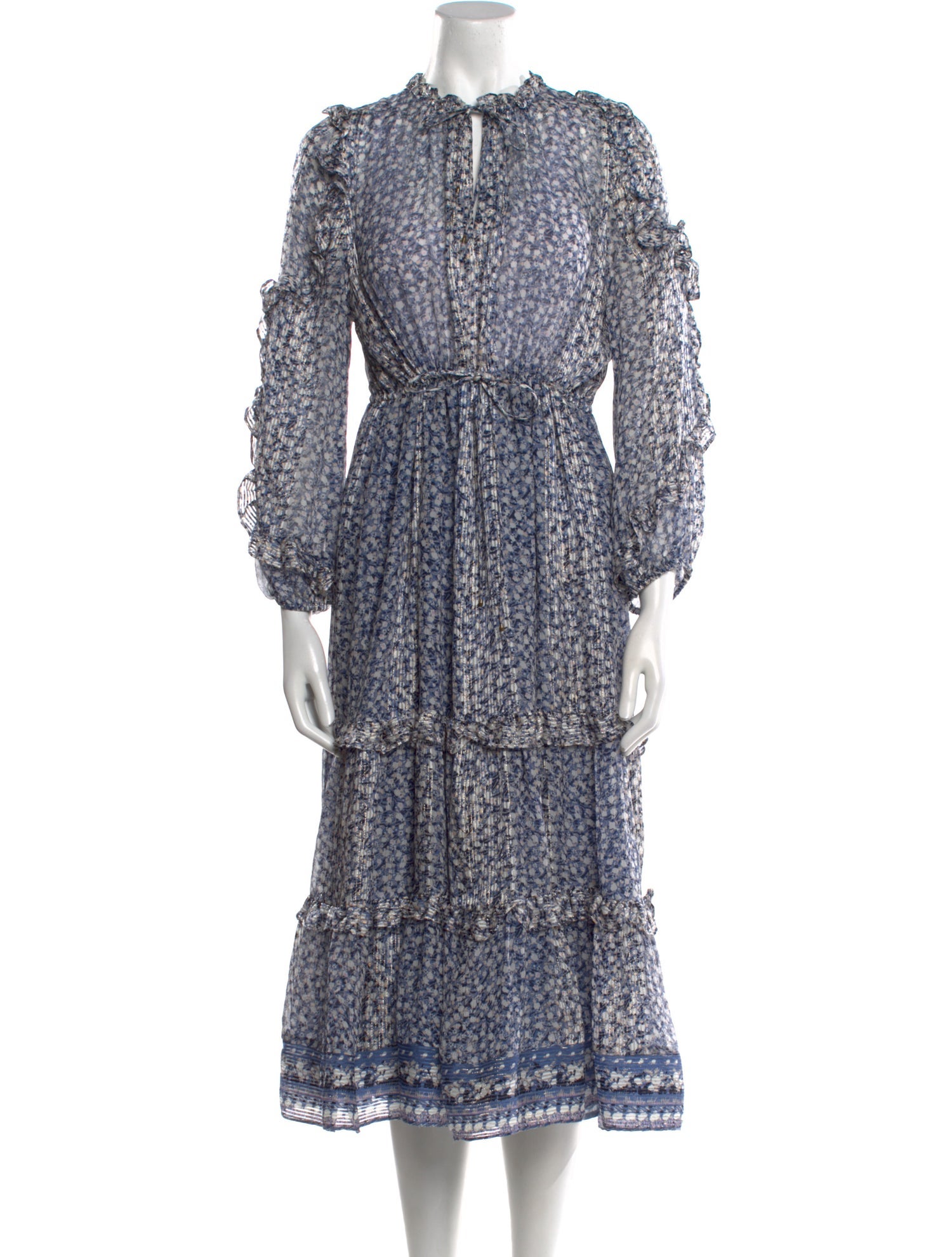 Ulla Johnson Silk Midi Length Dress