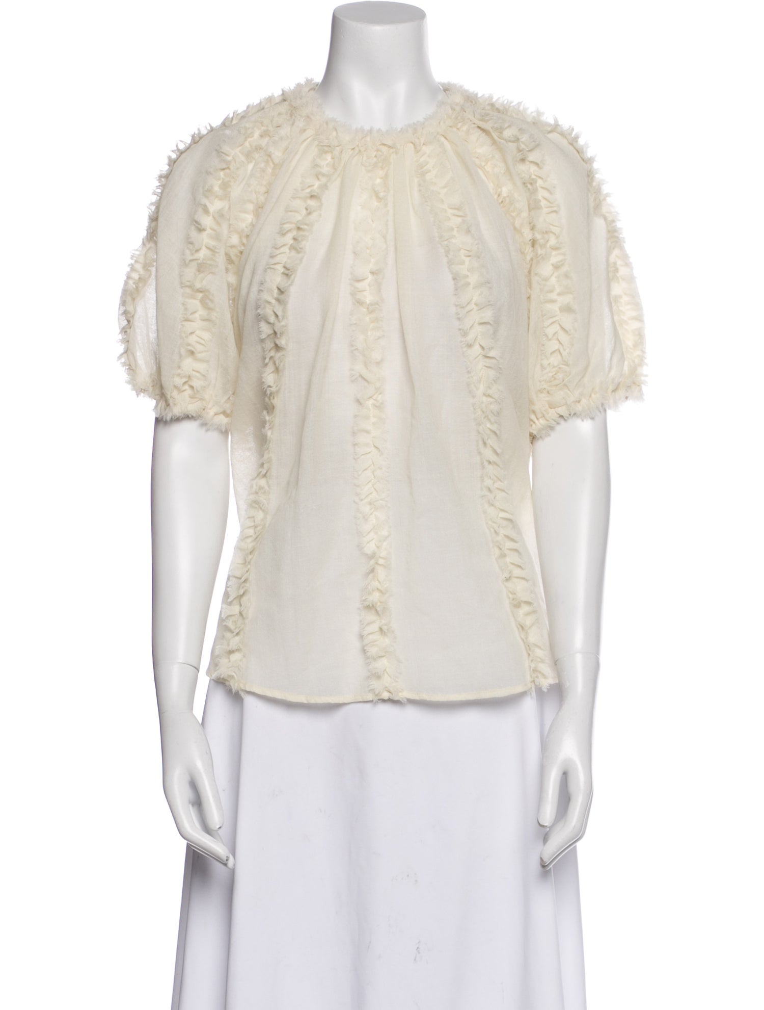 Ulla Johnson Wool Crew Neck Blouse