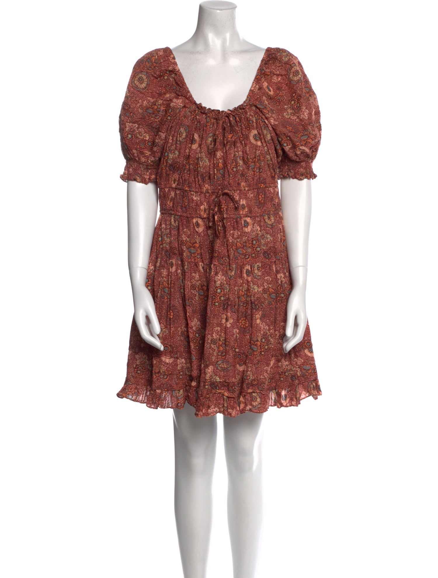 Ulla Johnson Floral Print Knee-Length Dress