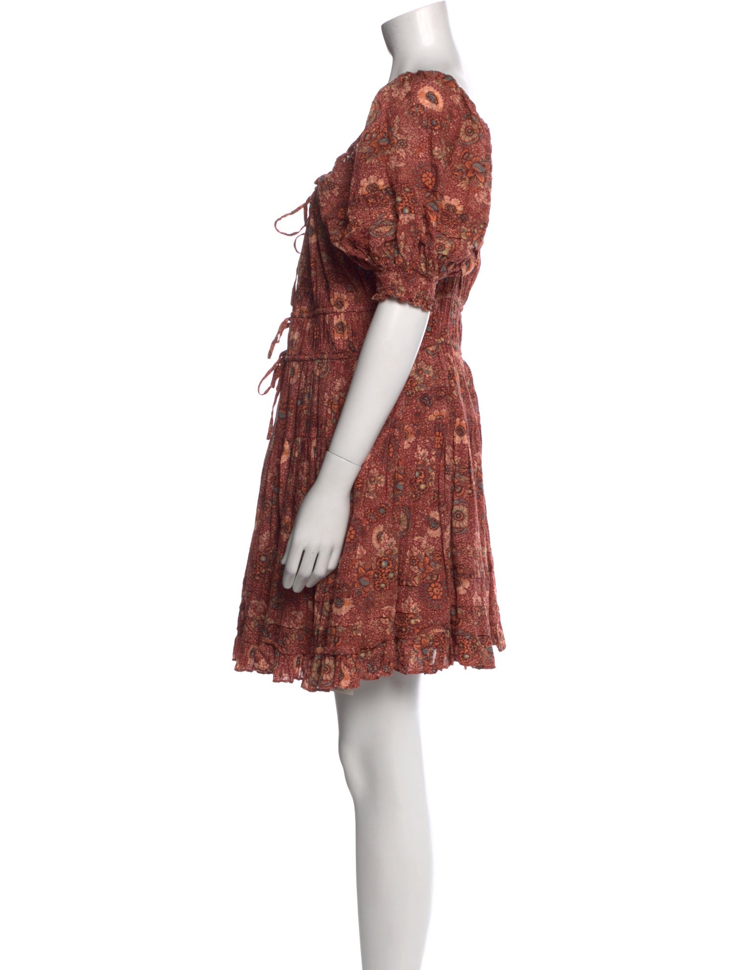 Ulla Johnson Floral Print Knee-Length Dress