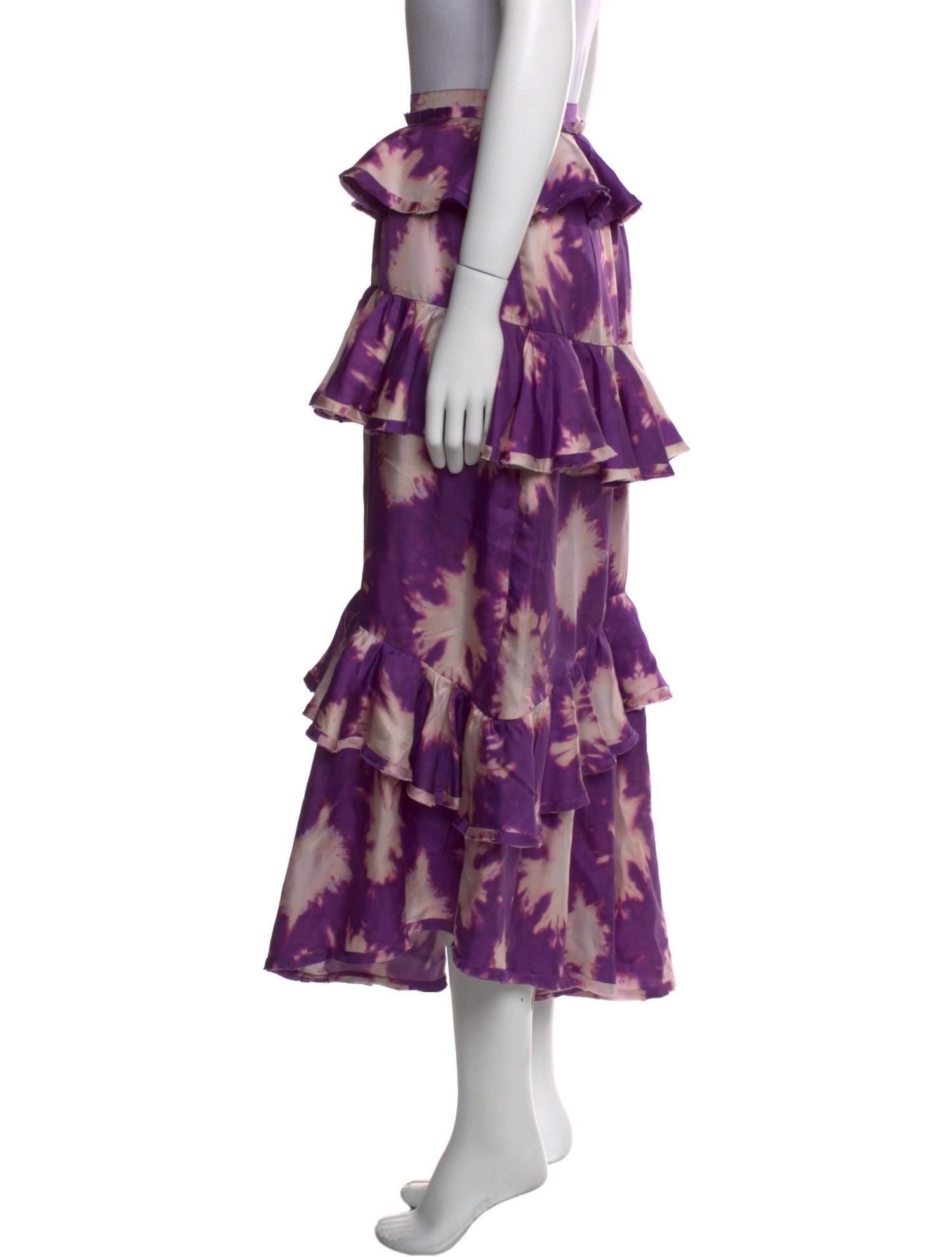 Ulla Johnson Silk Midi Length Skirt