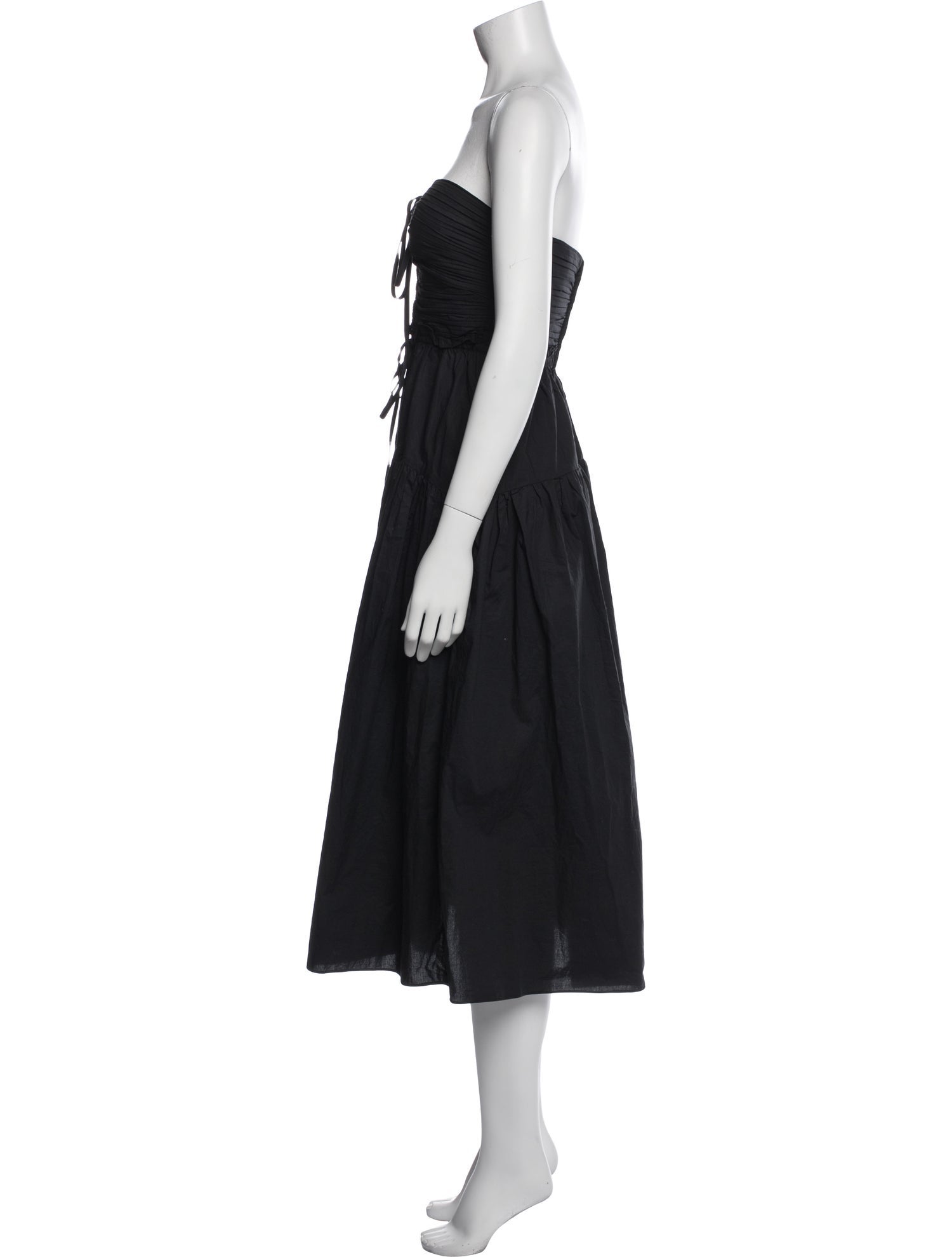 Ulla Johnson Strapless Knee-Length Dress
