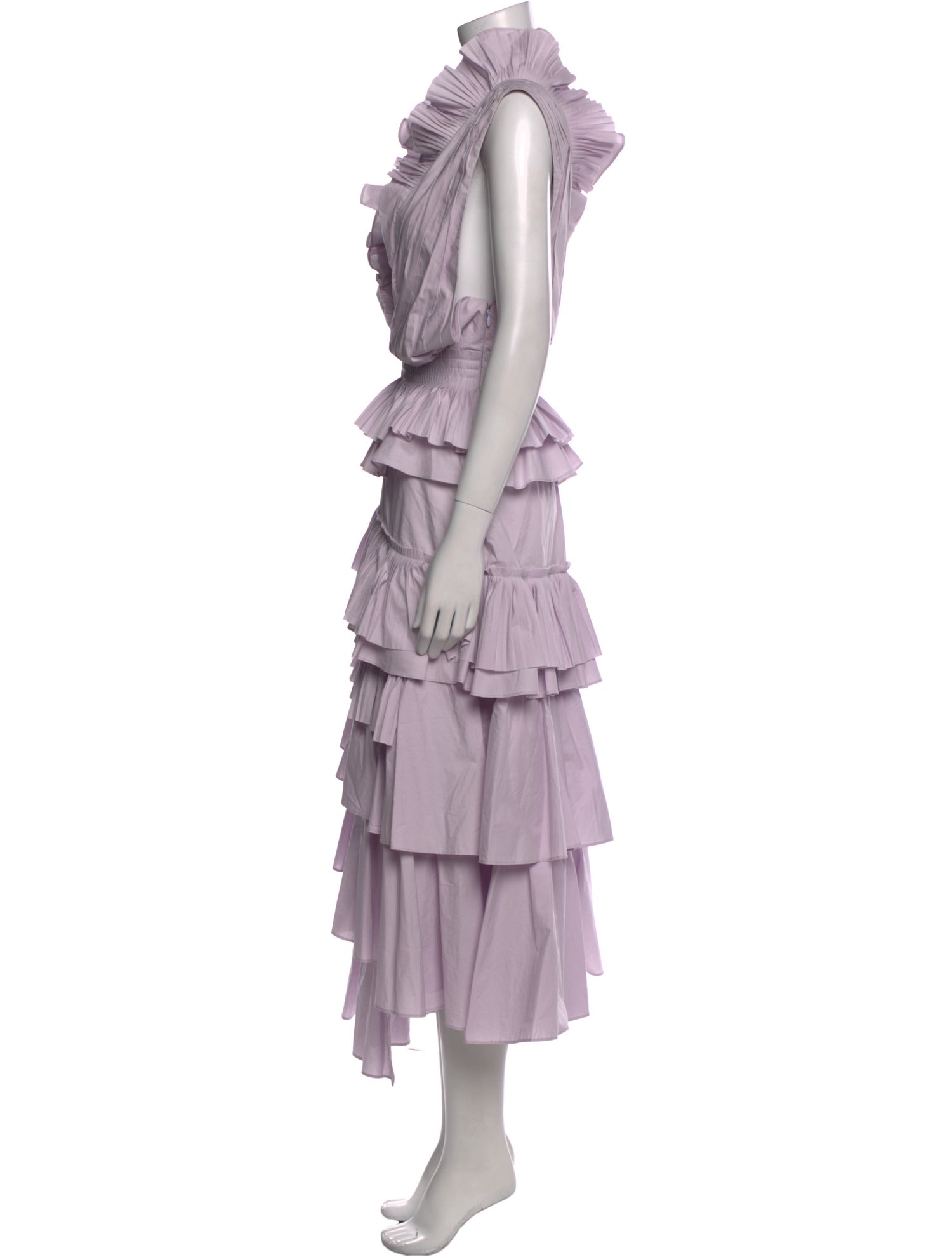 Ulla Johnson V-Neck Long Dress