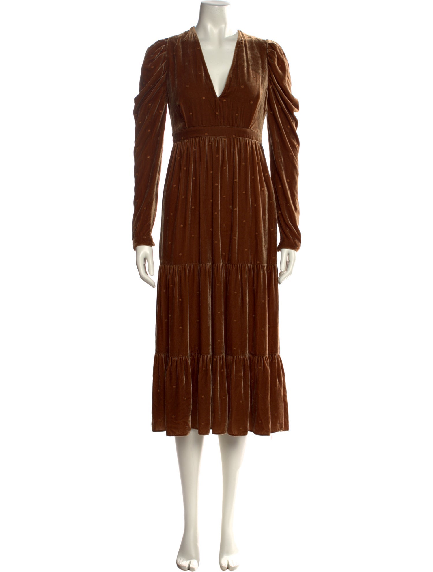 Ulla Johnson V-Neck Long Dress