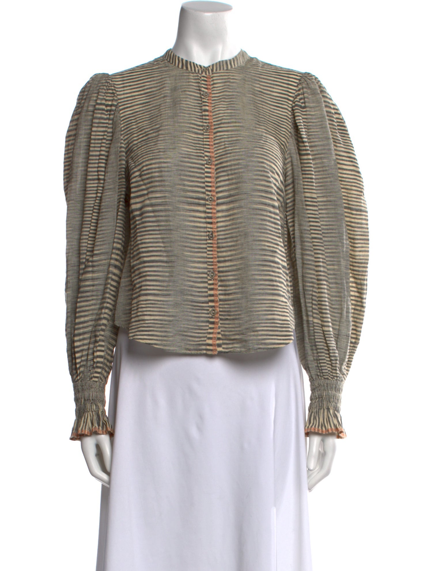 Ulla Johnson Striped Crew Neck Top