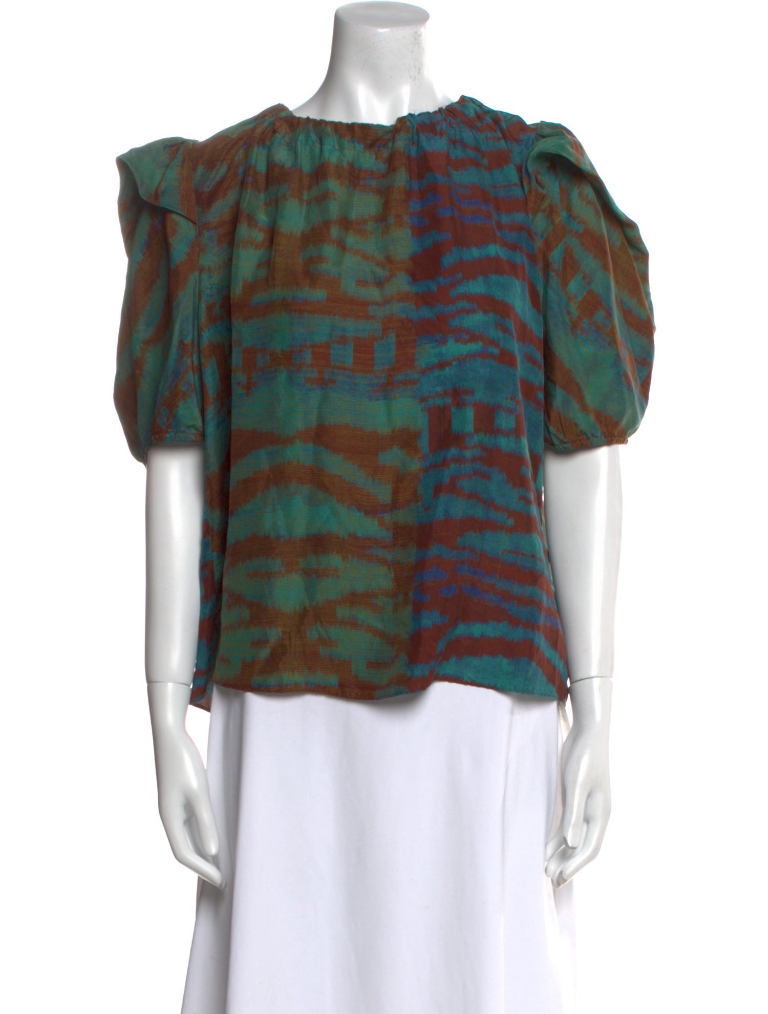 Ulla Johnson Silk Printed Blouse