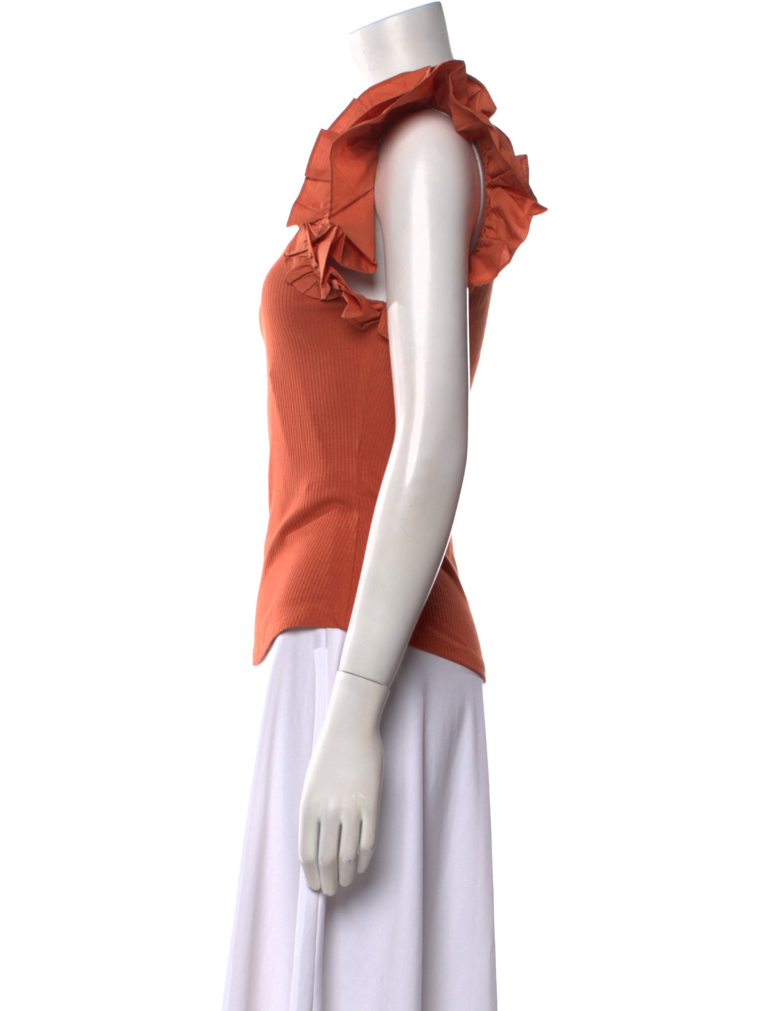 Ulla Johnson Scoop Neck Short Sleeve Top