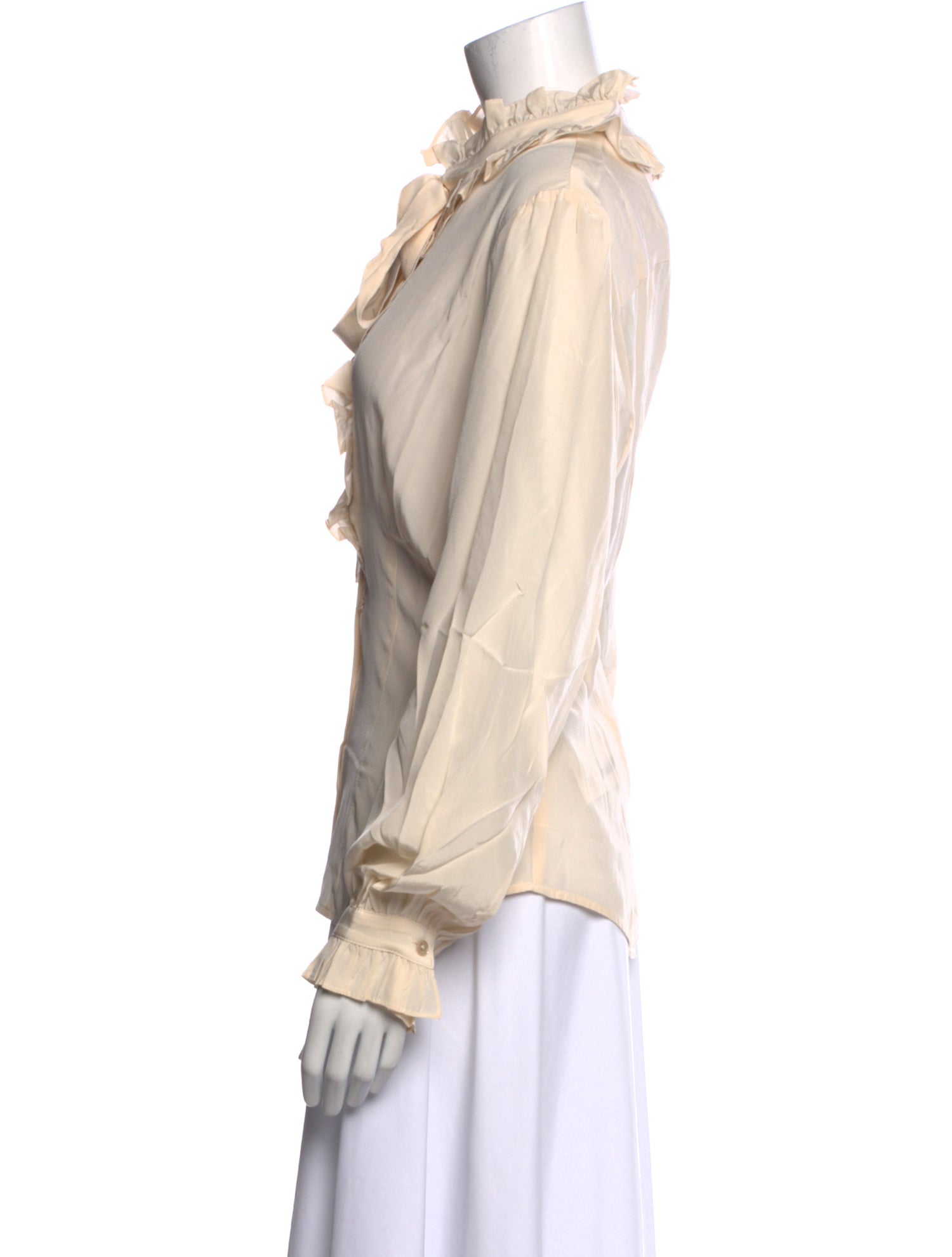 Ulla Johnson Silk Mock Neck Blouse w/ Tags