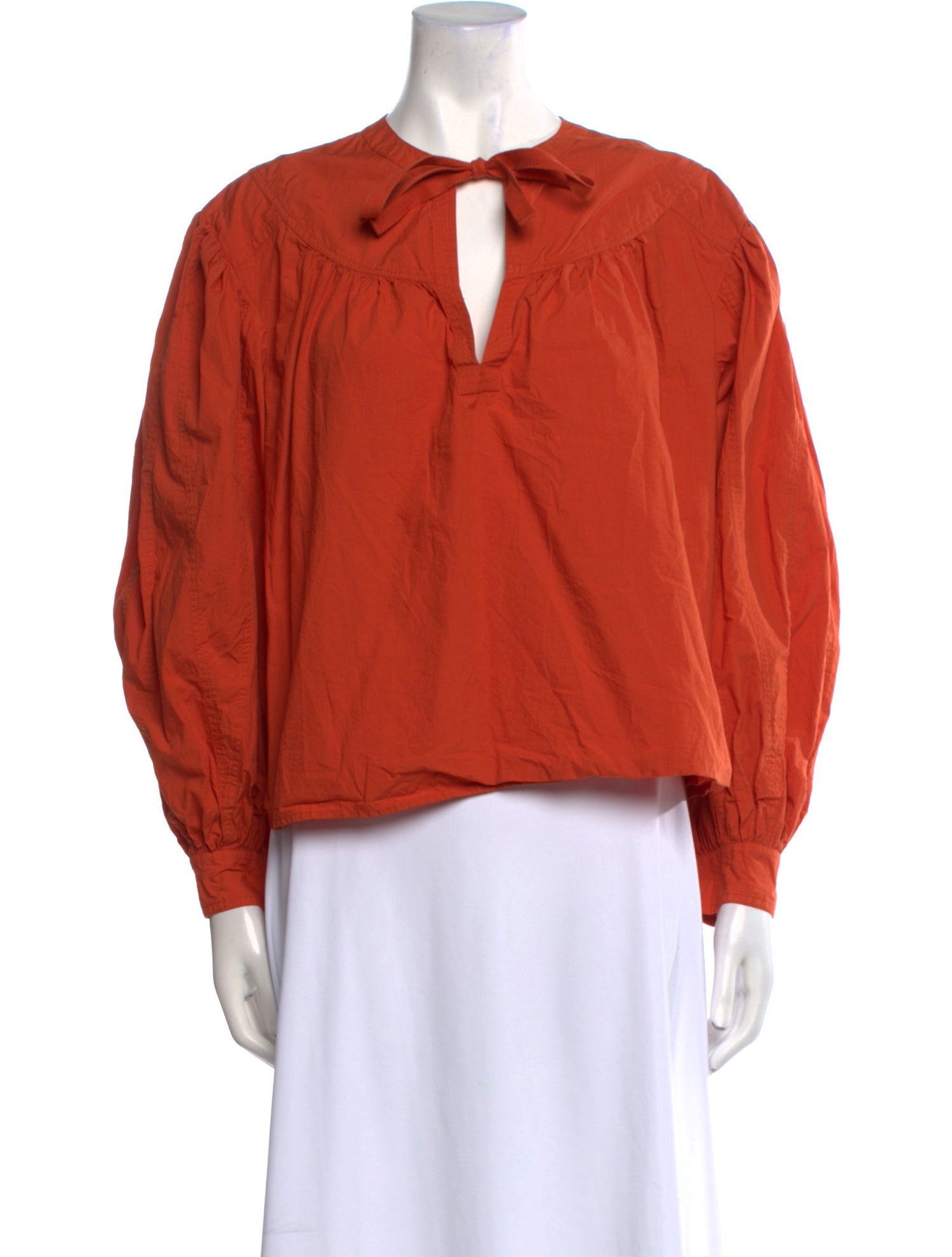 Ulla Johnson V-Neck Long Sleeve Blouse