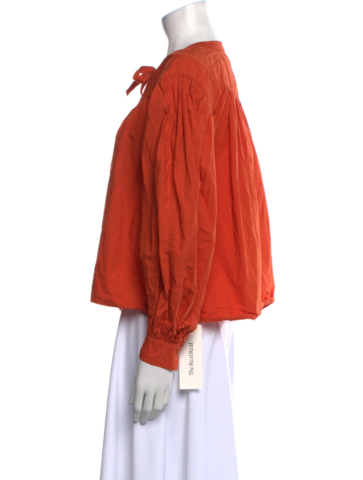 Ulla Johnson V-Neck Long Sleeve Blouse