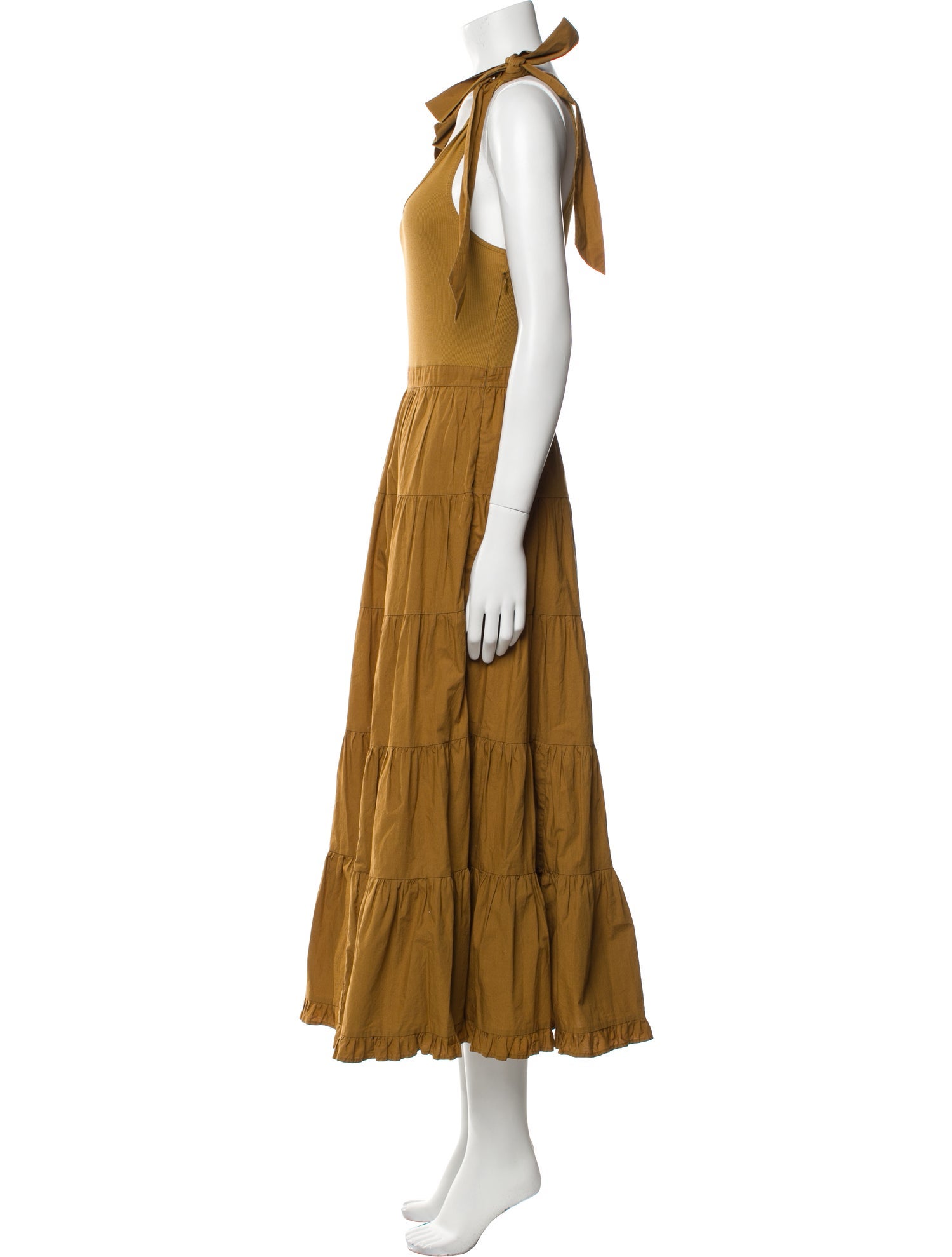 Ulla Johnson Scoop Neck Long Dress