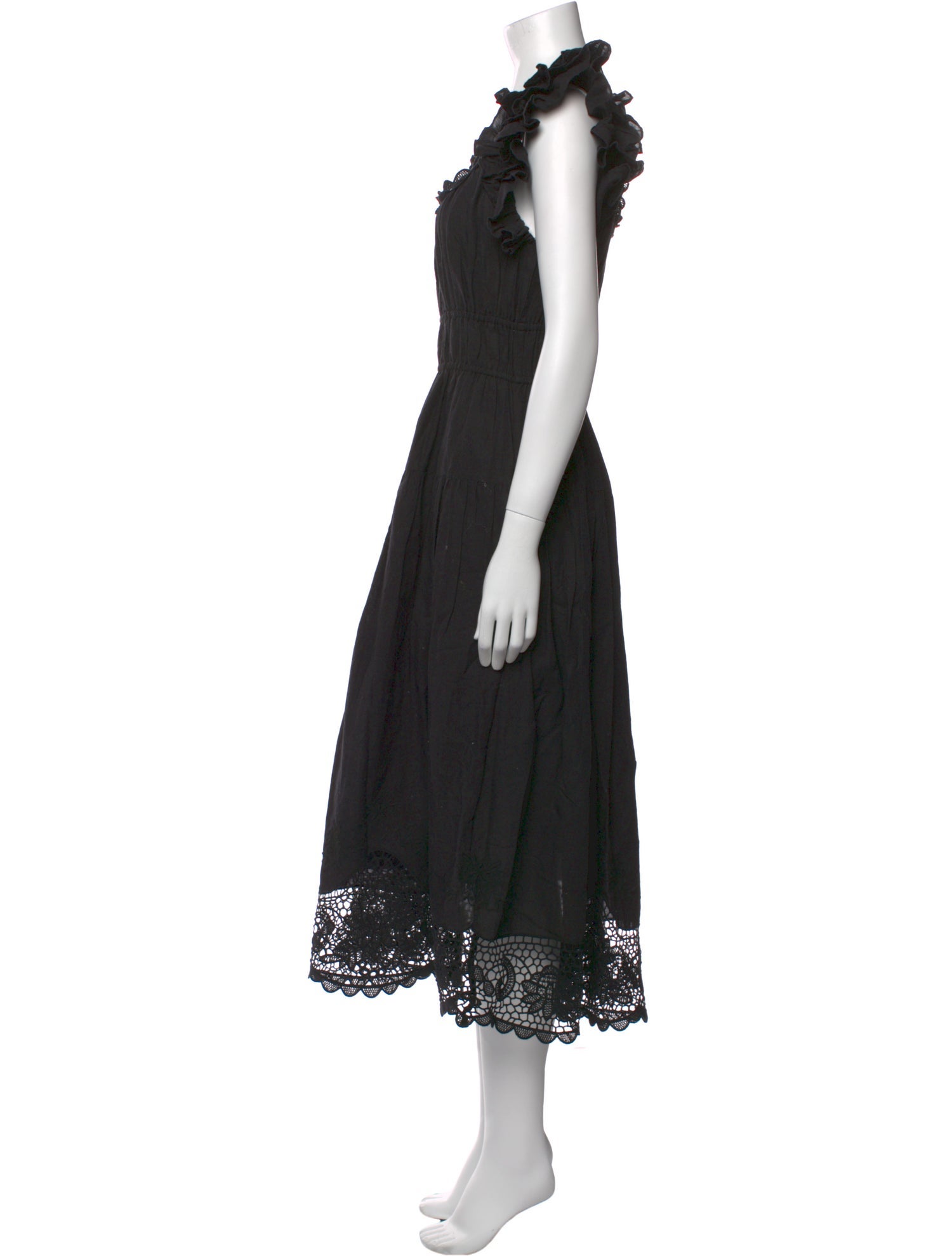 Ulla Johnson Linen Midi Length Dress