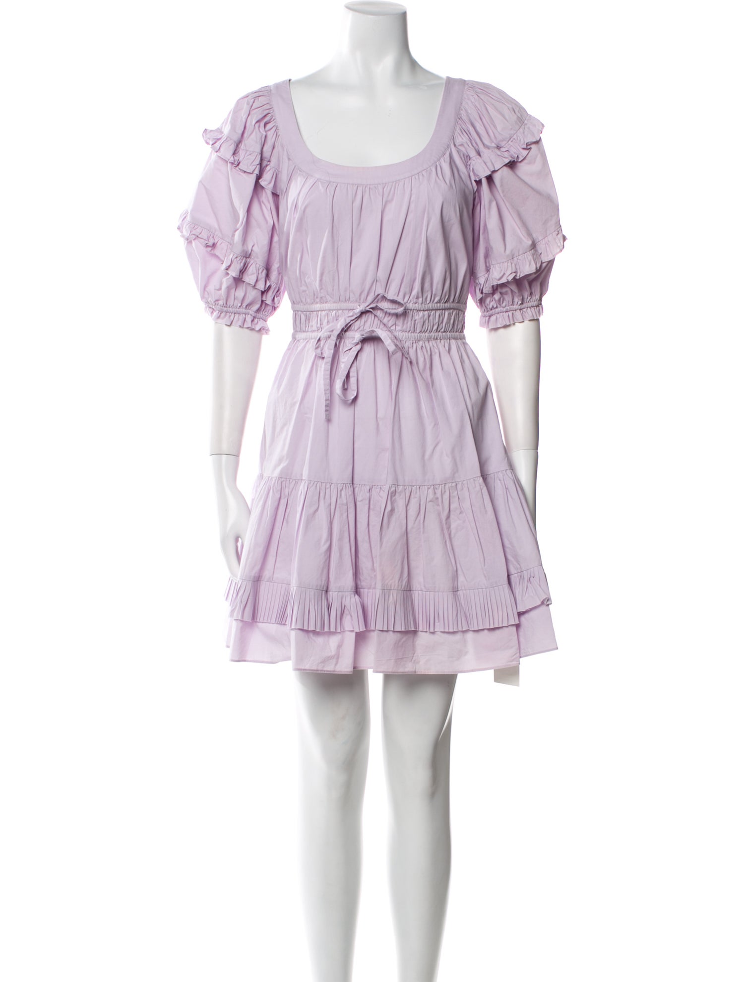 Ulla Johnson Scoop Neck Mini Dress