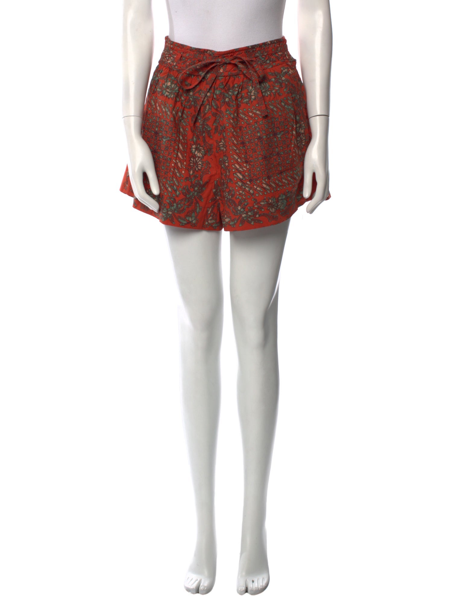 Ulla Johnson Floral Print Mini Shorts