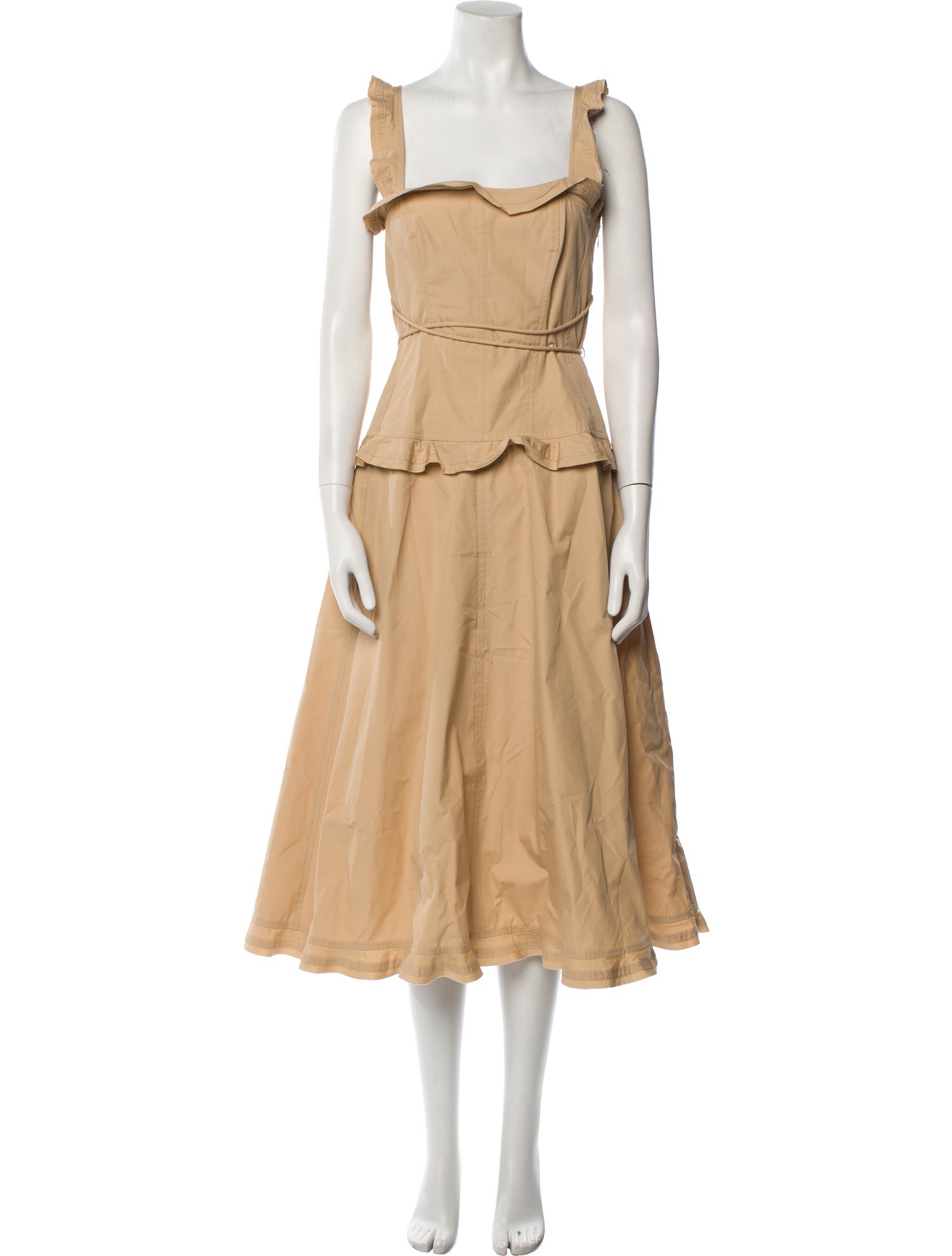 Ulla Johnson Square Neckline Long Dress