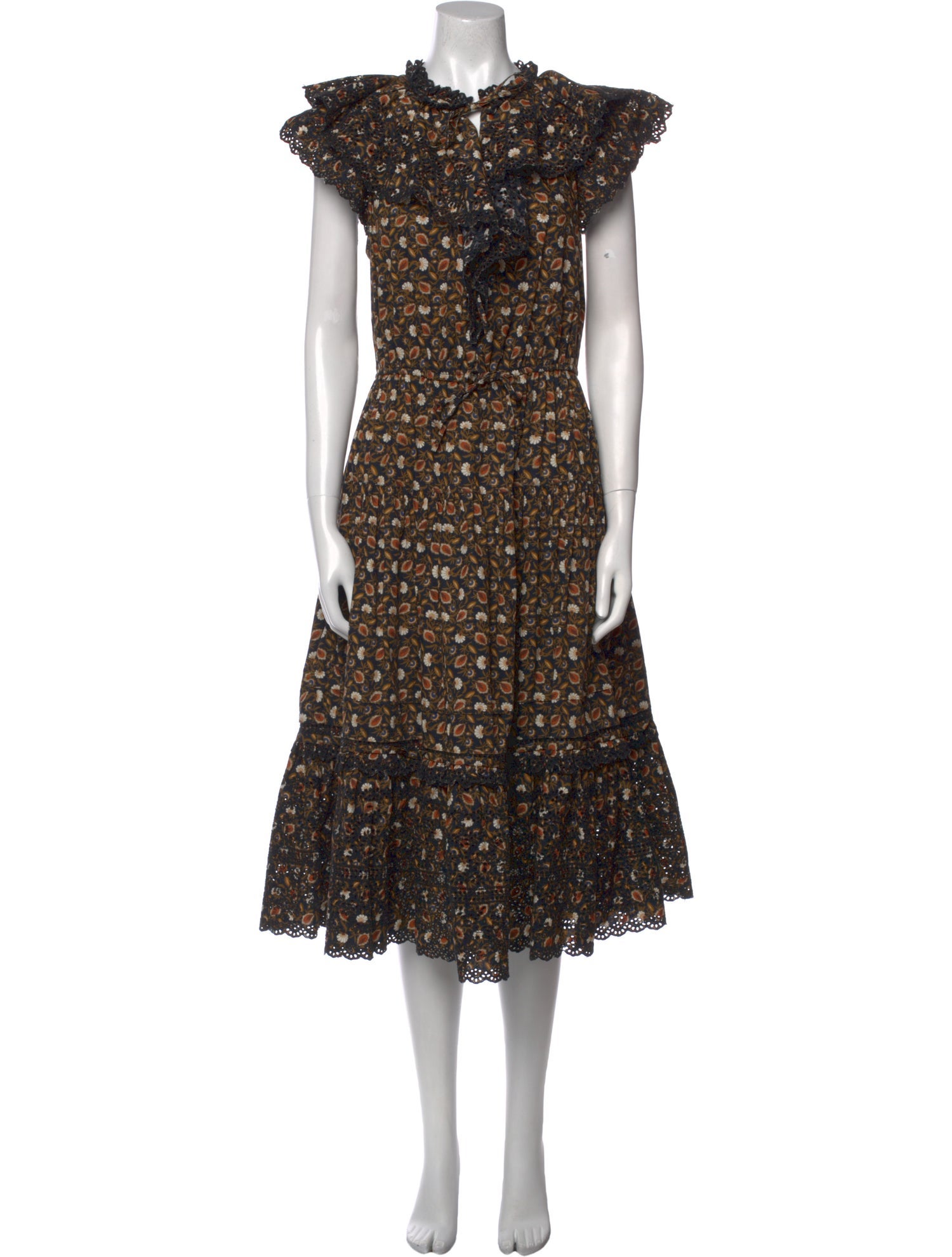 Ulla Johnson Floral Print Long Dress