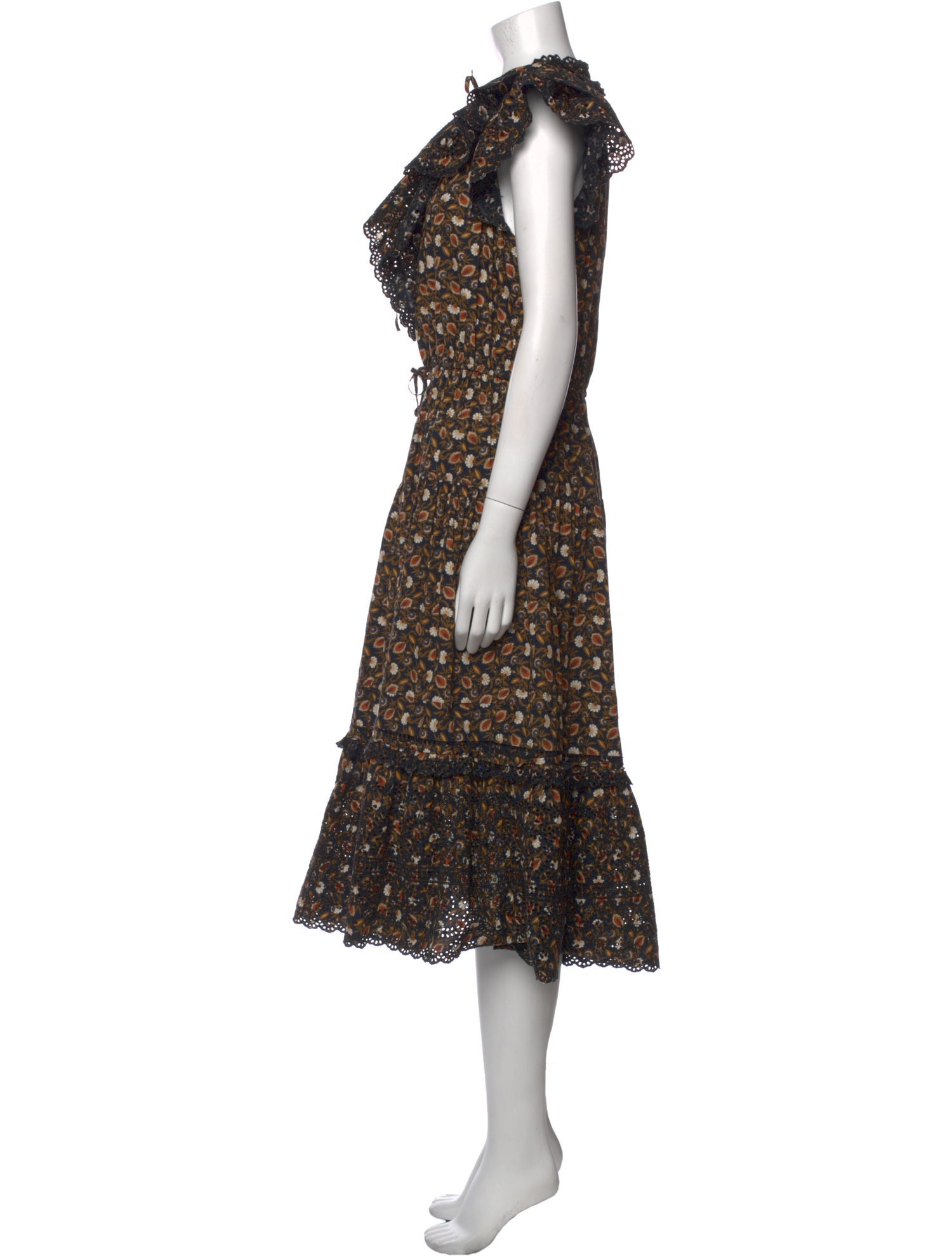 Ulla Johnson Floral Print Long Dress